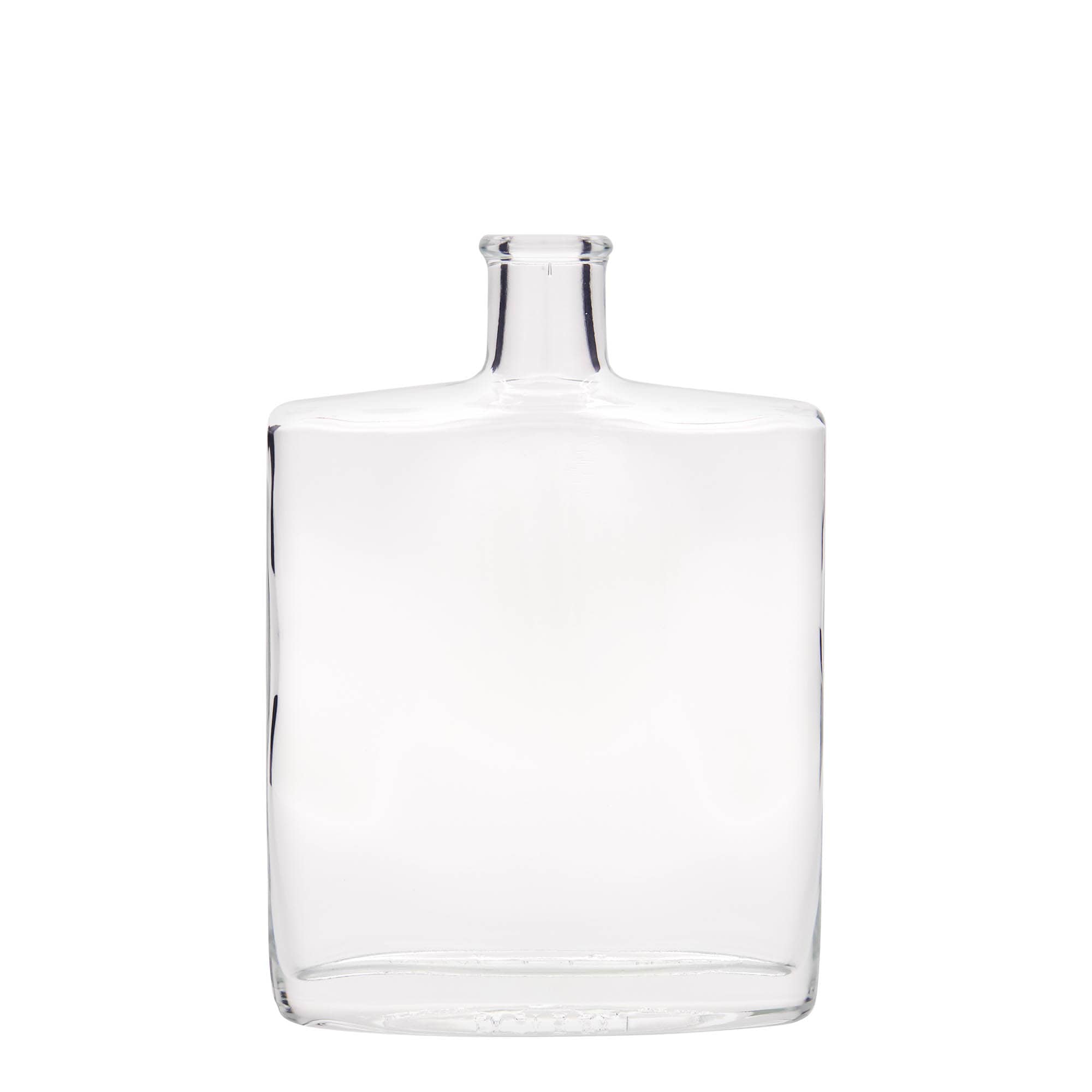 500 ml glassflaske "Zorbas", oval, åpning: Kork 500 ml glassflaske "Zorbas", oval, åpning: Kork