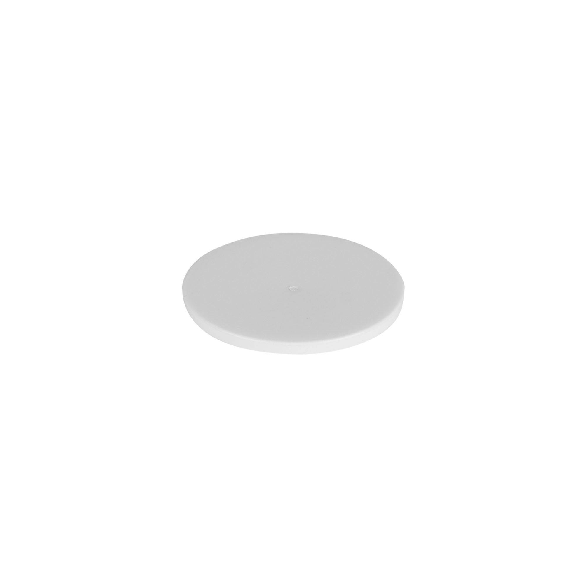 Dekkskive for 15 ml 'Bianca', PP-plast, hvit