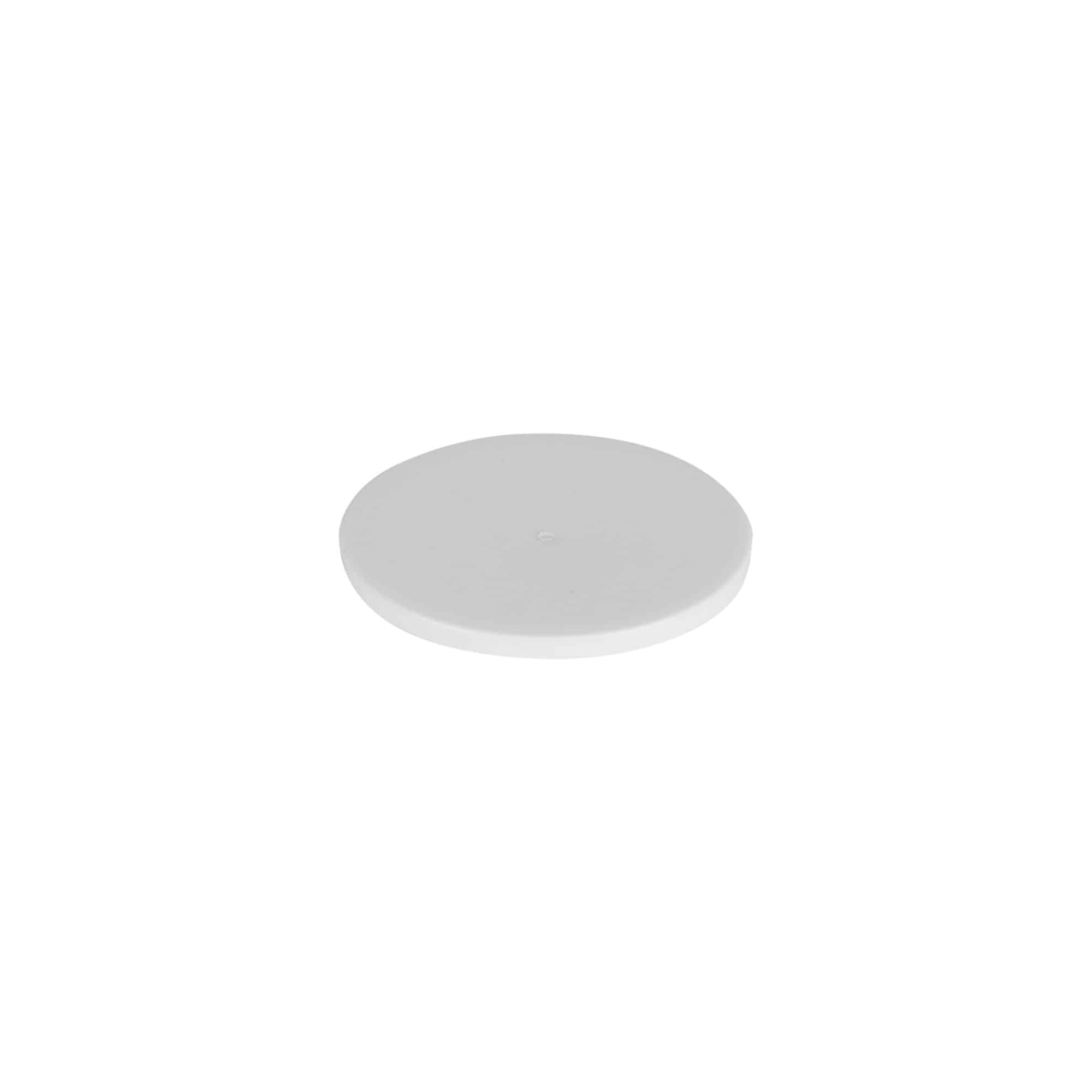 Dekkskive for 15 ml 'Bianca', PP-plast, hvit