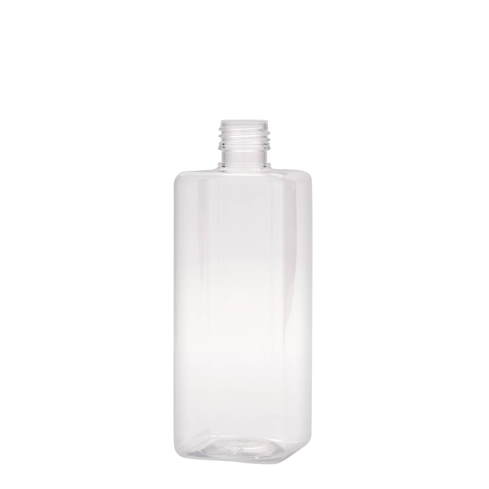 500 ml PET-flaske 'Karl', firkantet, plast, åpning: PP 28