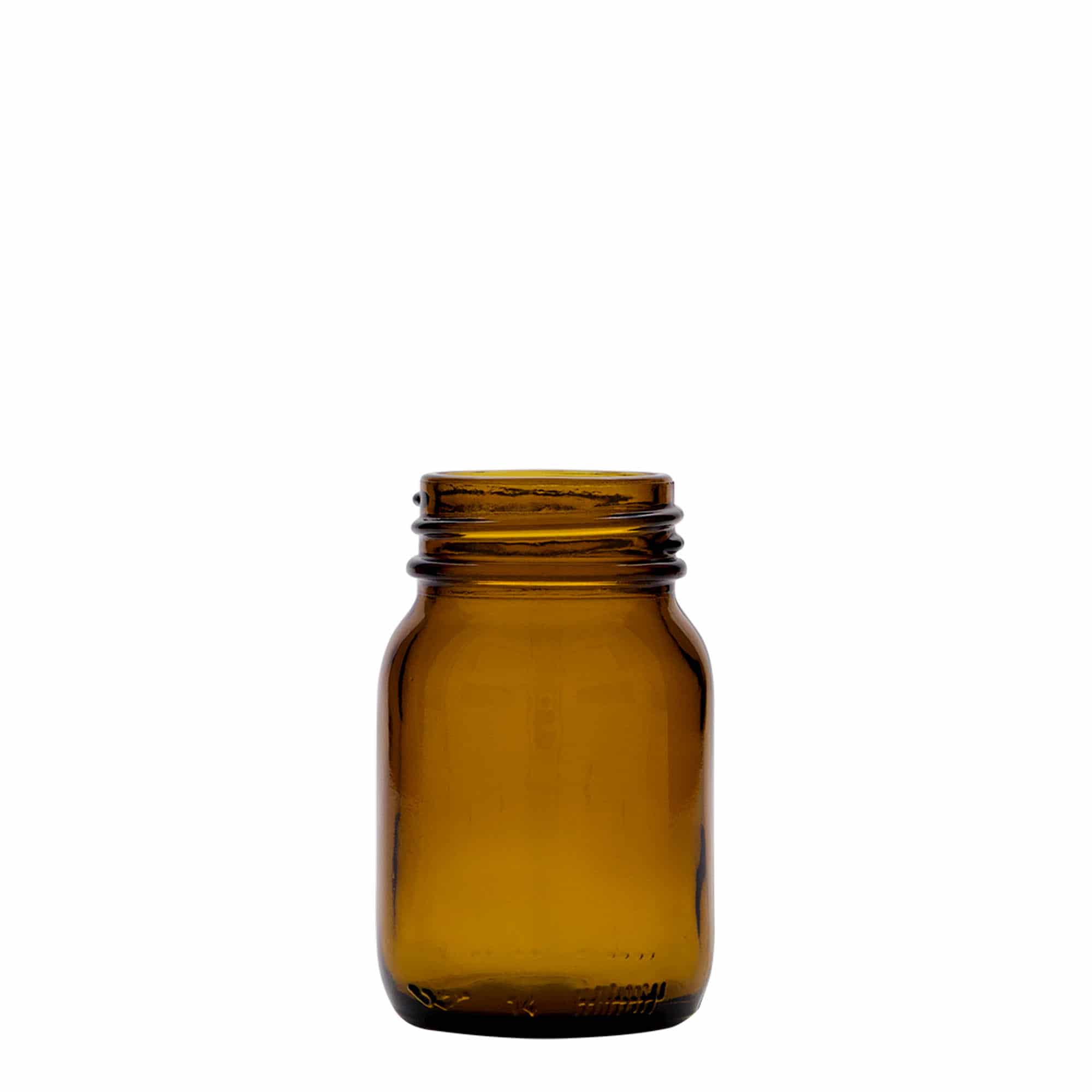 75 ml vidhalset glass, brun, åpning: DIN 40 75 ml vidhalset glass, brun, åpning: DIN 40