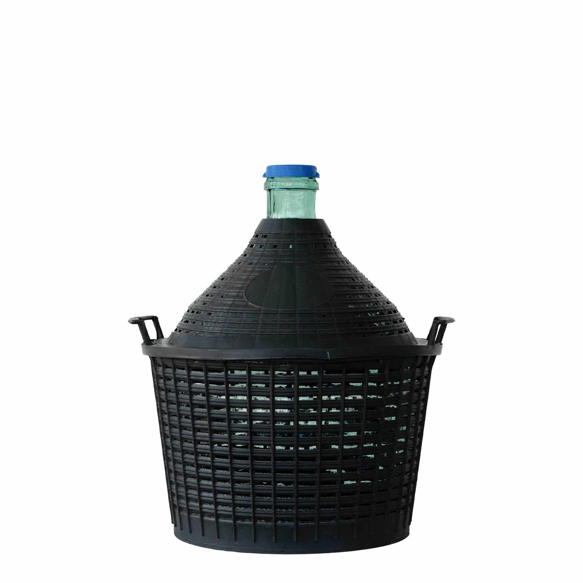 15 l ballongflaske smal hals, glass, åpning: Klikklokk