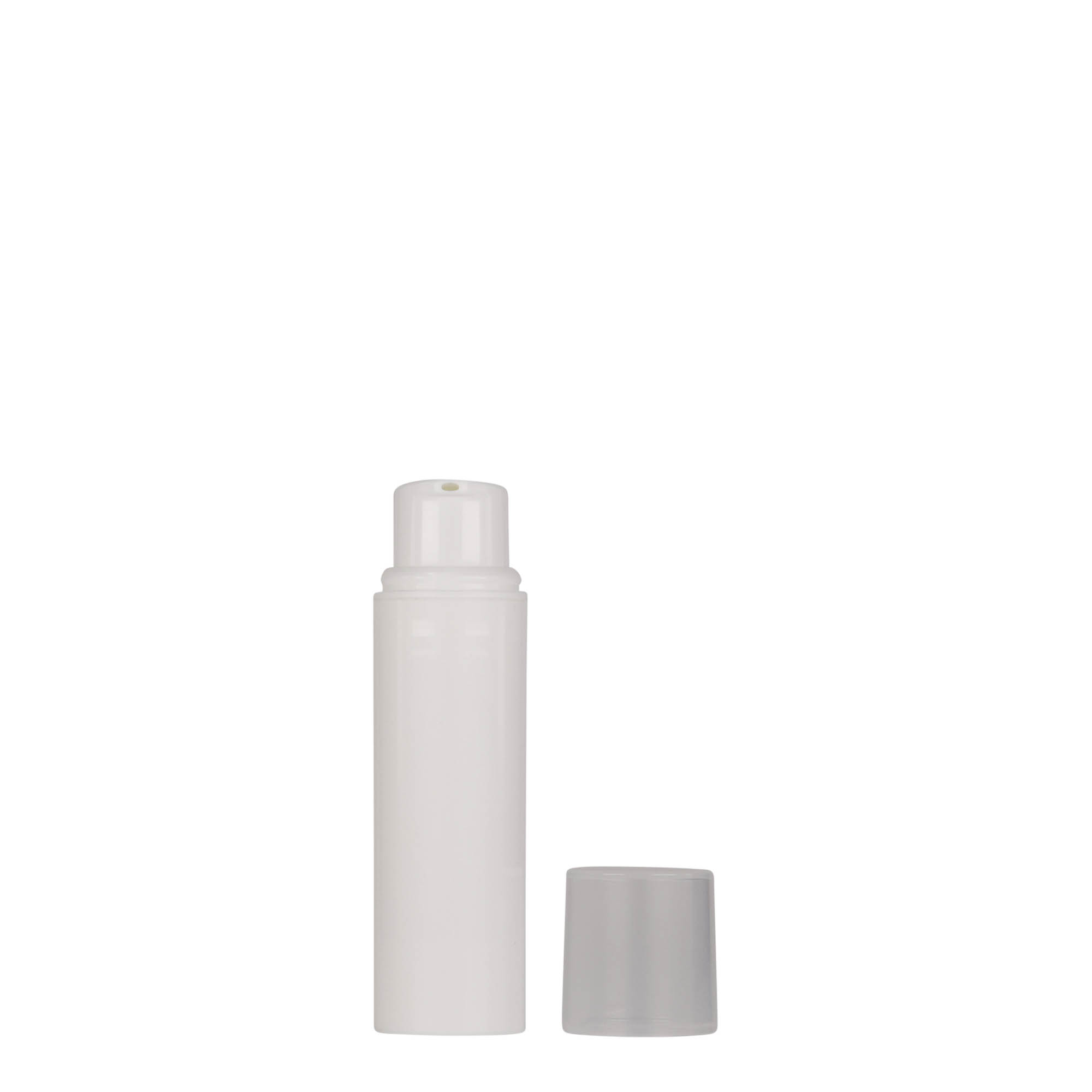 10 ml luftløs dispenser 'Nano', PP-plast, hvit