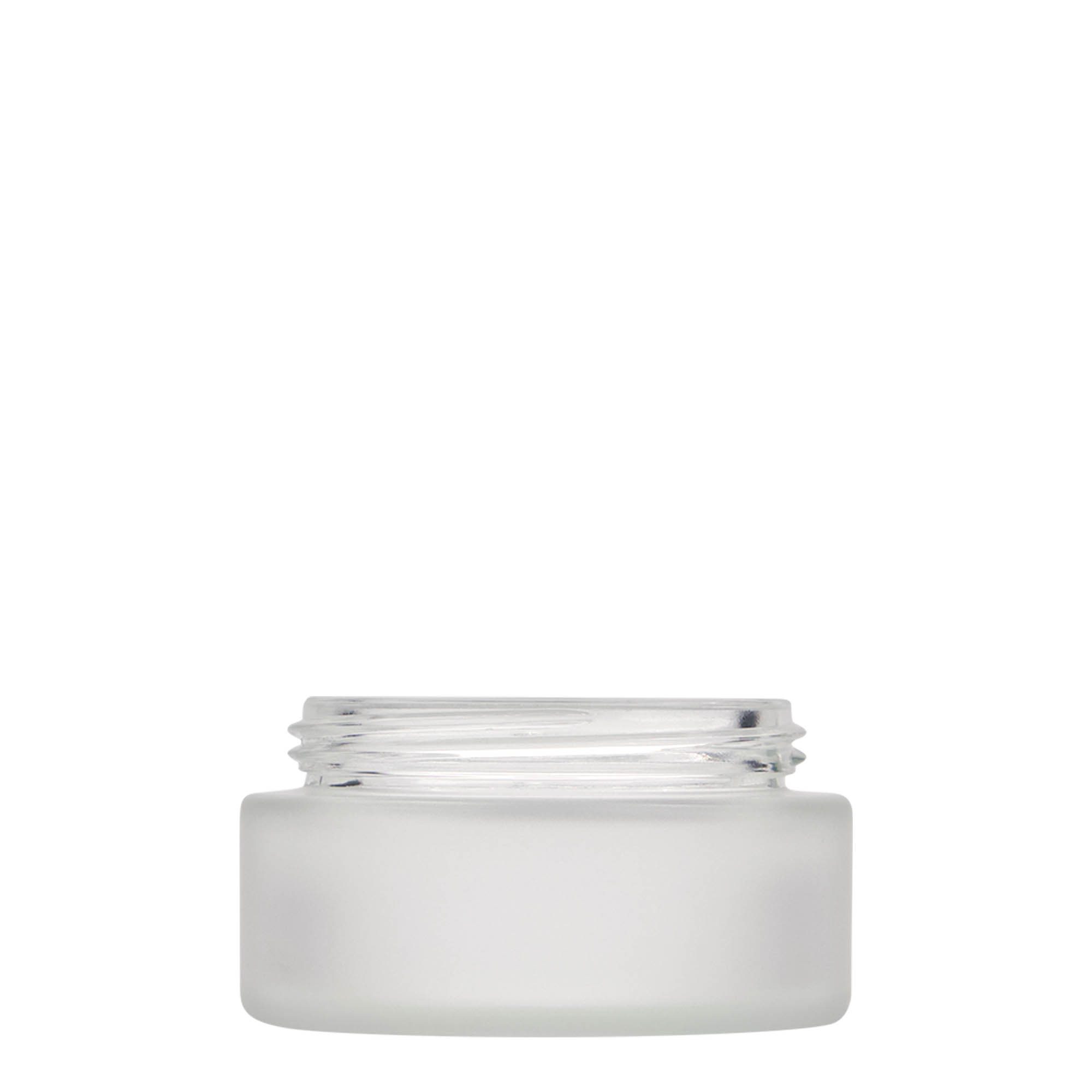 100 ml krukke 'Platin Edition', glass, frostet, åpning: skrukork 100 ml krukke 'Platin Edition', glass, frostet, åpning: skrukork
