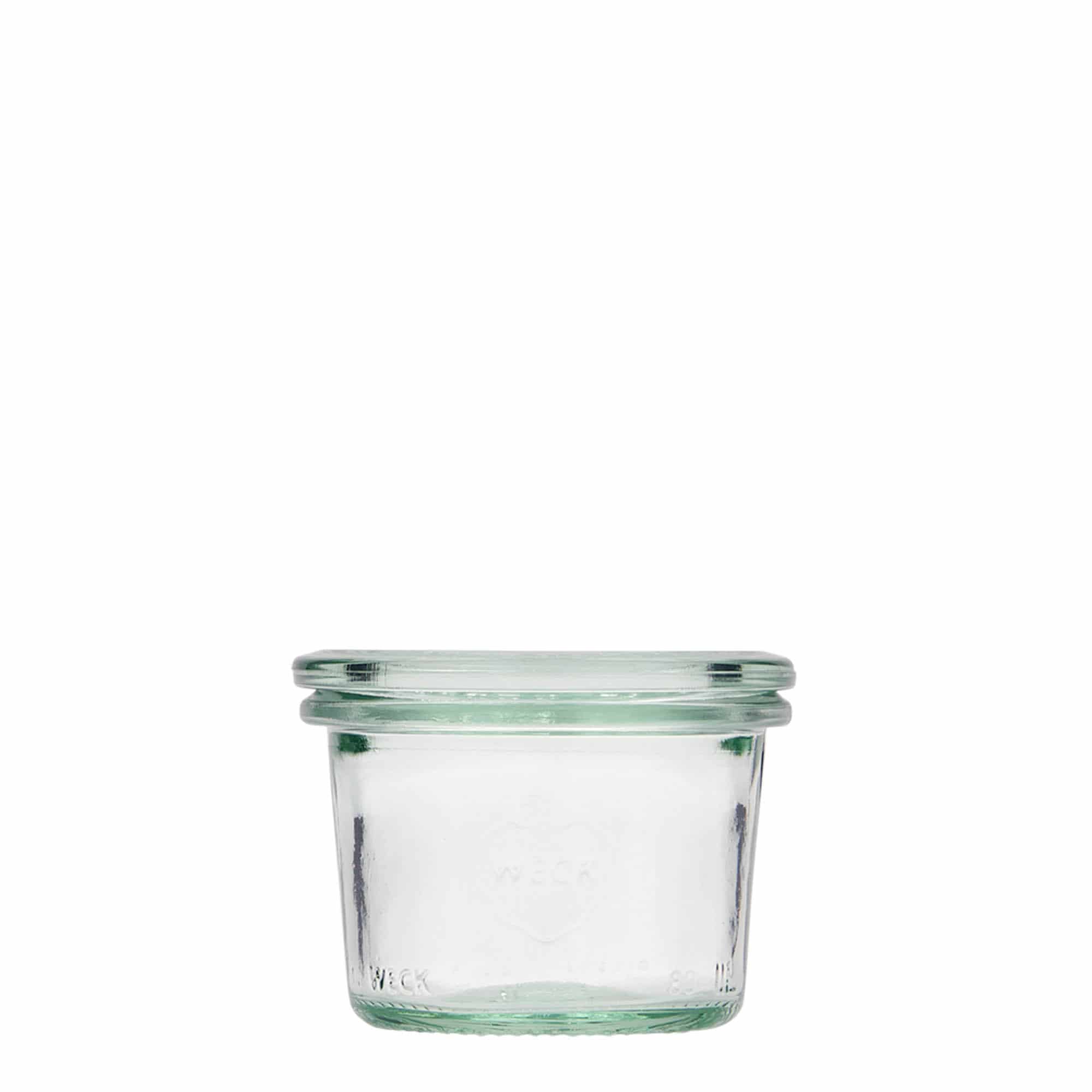 80 ml WECK-glasskrukke, åpning: rund kant