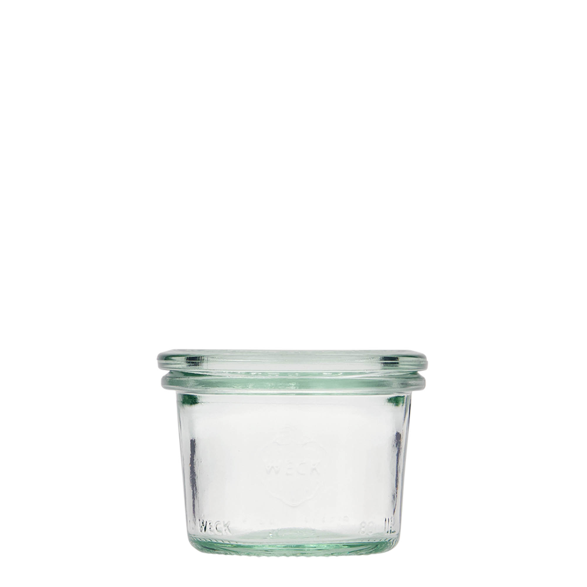 80 ml WECK-sturzglass, åpning: rund kant 80 ml WECK-sturzglass, åpning: rund kant