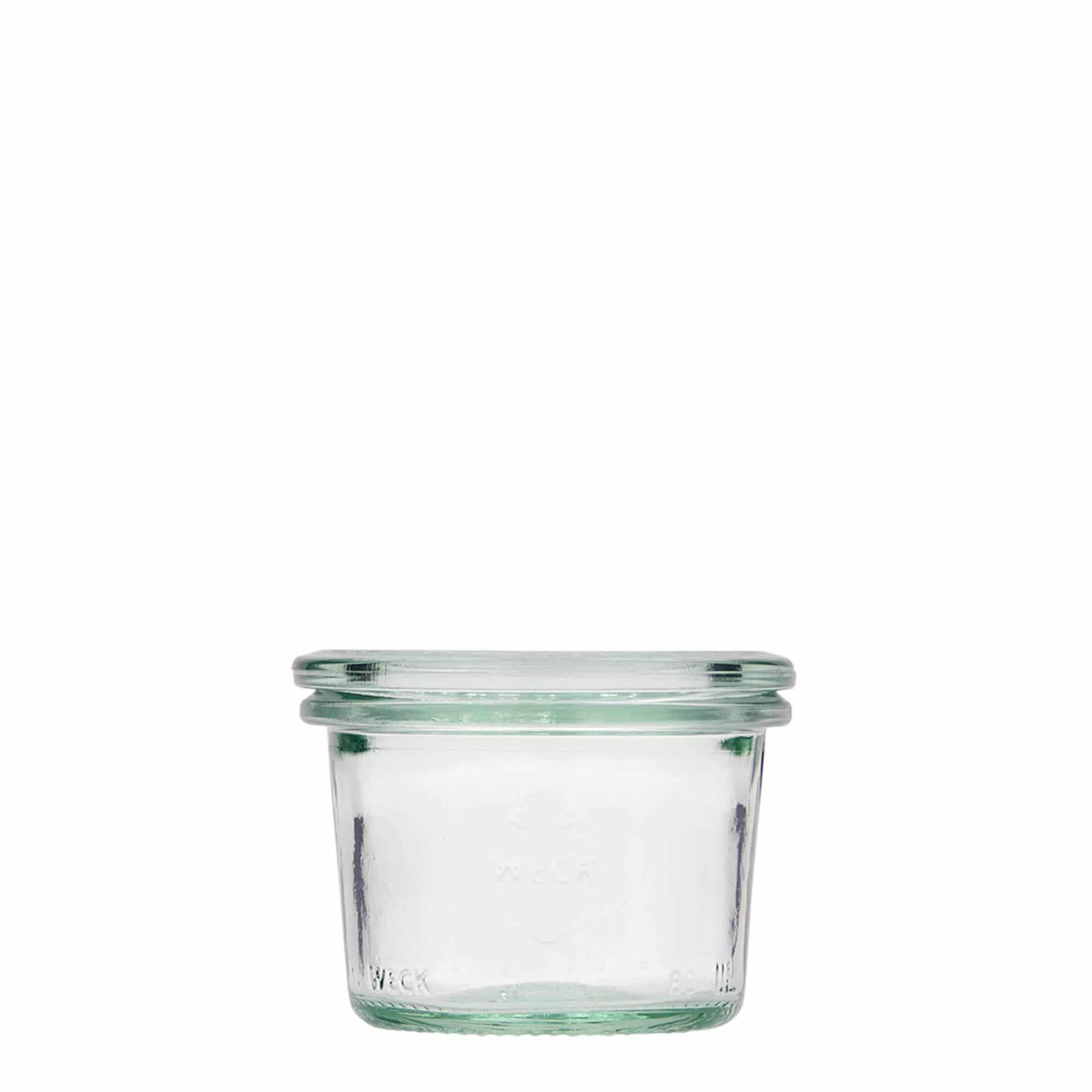 80 ml WECK-sturzglass, åpning: rund kant