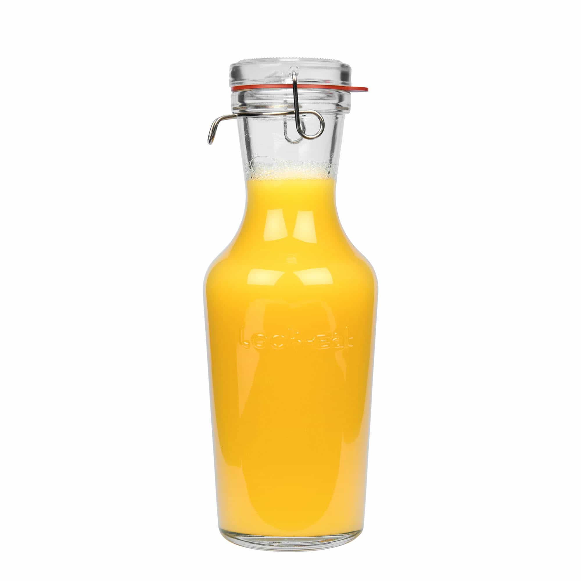 1000 ml glasskaraffel "Lock-Eat", åpning: Bøylelokk