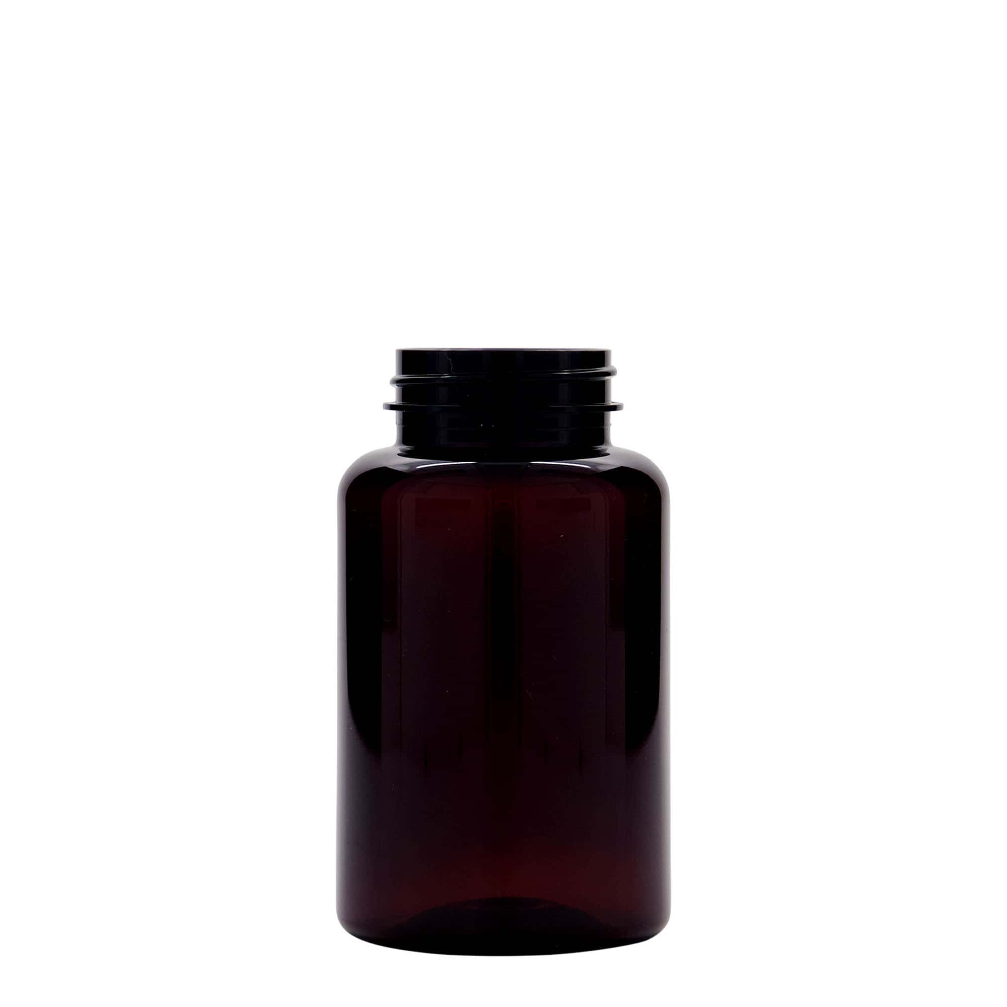250 ml PET-packer, plast, brun, åpning: GPI 45/400 250 ml PET-packer, plast, brun, åpning: GPI 45/400