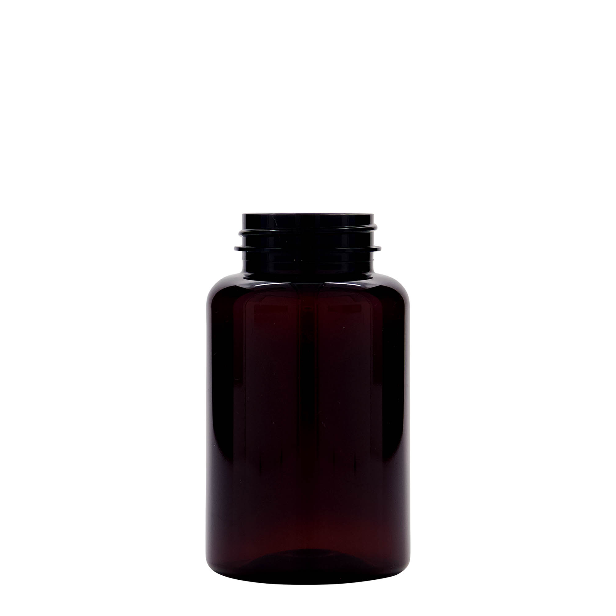 250 ml PET-beholder, plast, brun, åpning: 45/400 250 ml PET-beholder, plast, brun, åpning: 45/400