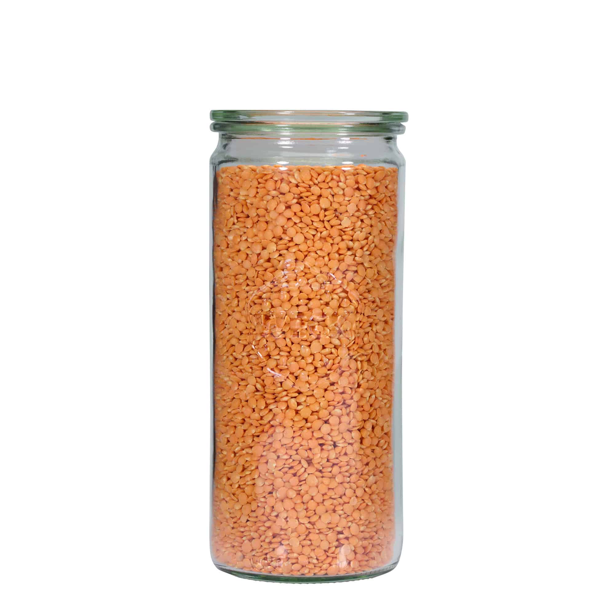 1.040 ml WECK-sylinderglass, åpning: rund kant