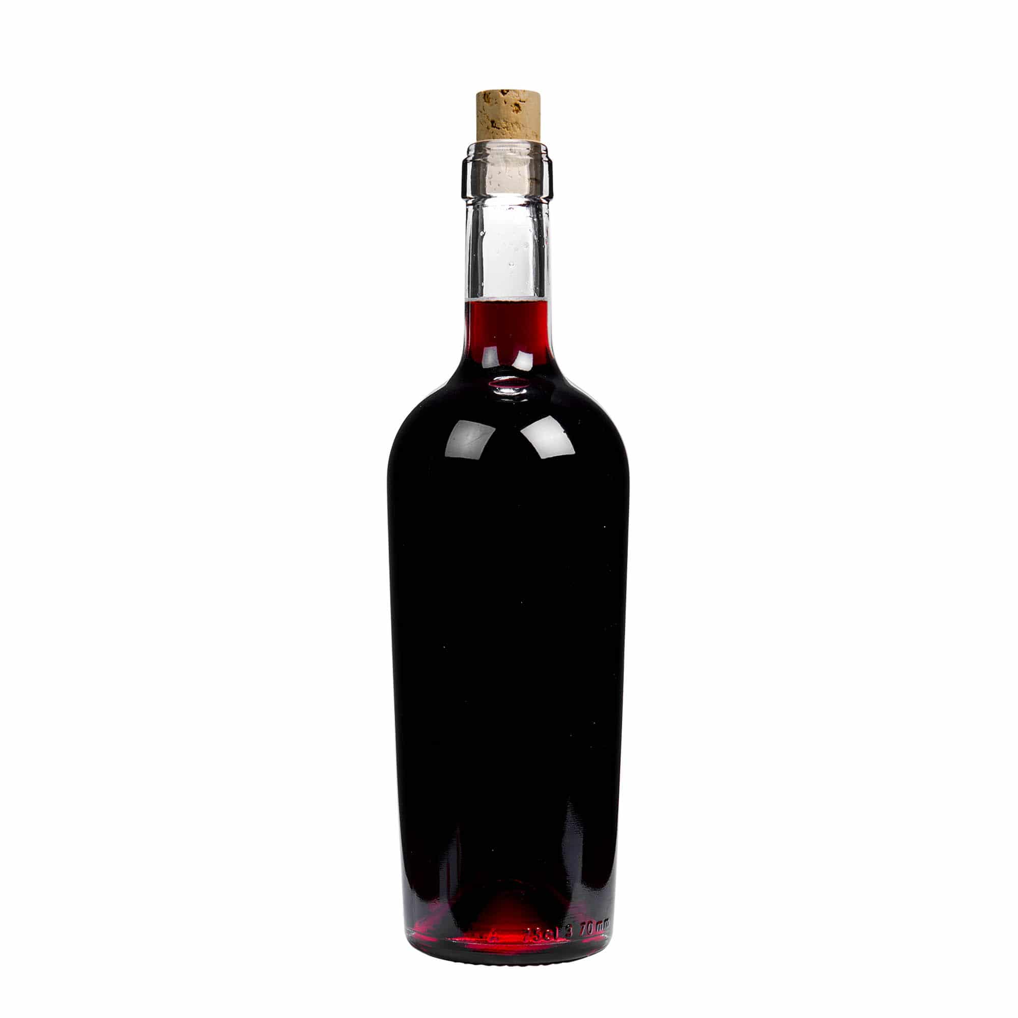 750 ml vinflaske "Imperiale", åpning: Kork