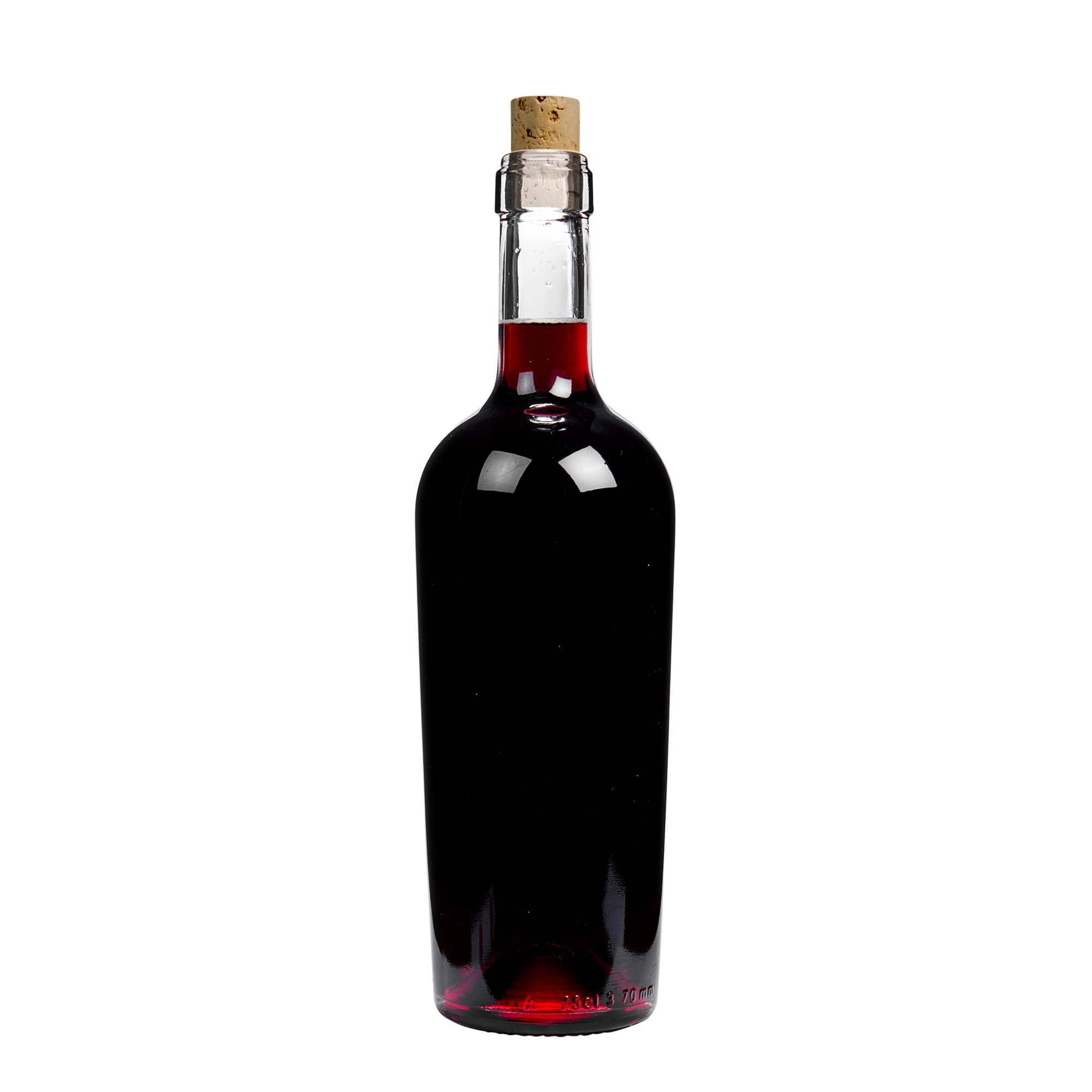 750 ml vinflaske 'Imperiale', åpning: kork