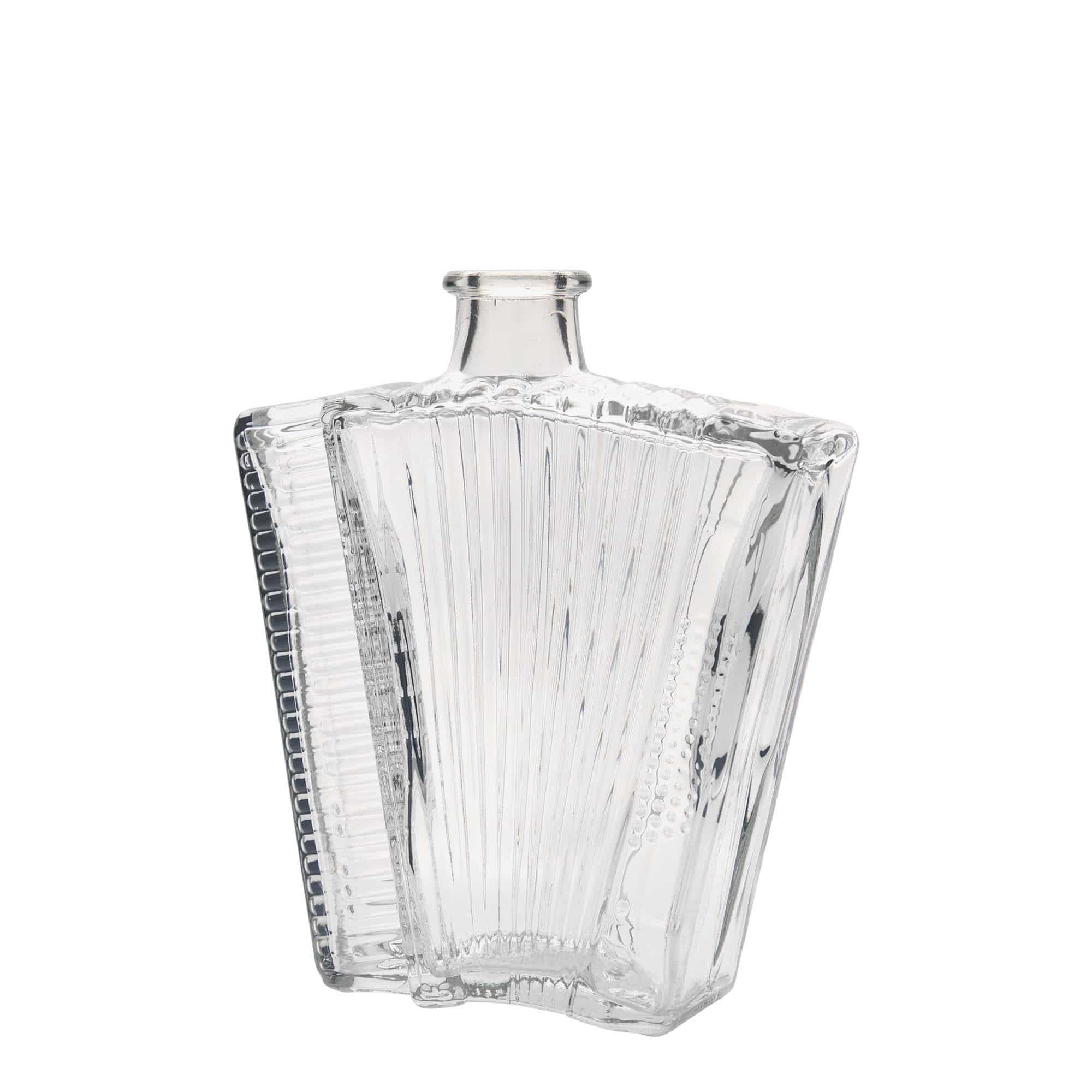 500 ml glassflaske "Akkordeon", åpning: Kork