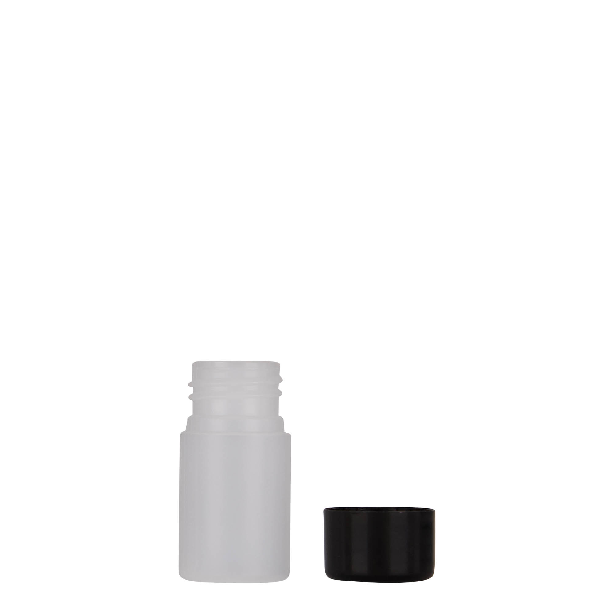 15 ml plastflaske 'Tuffy', HDPE, natur, munningsåpning: 24/410
