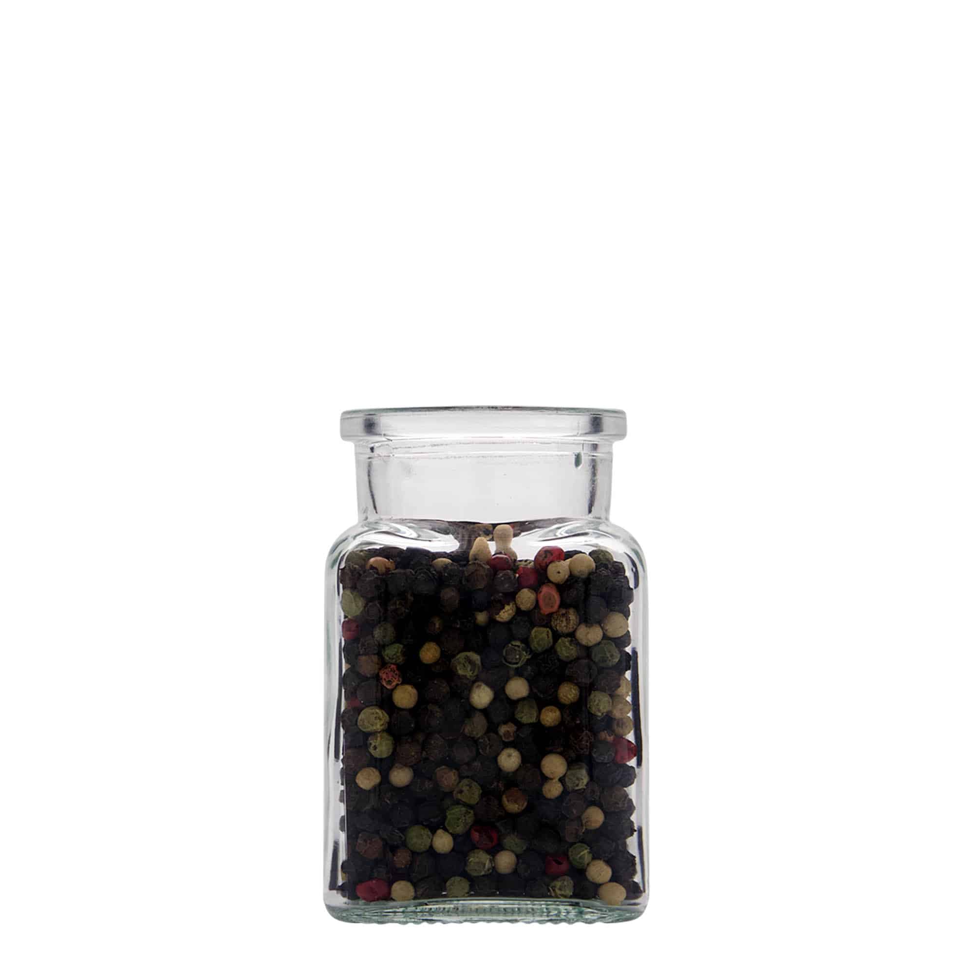 150 ml korkglass, firkantet, åpning: kork