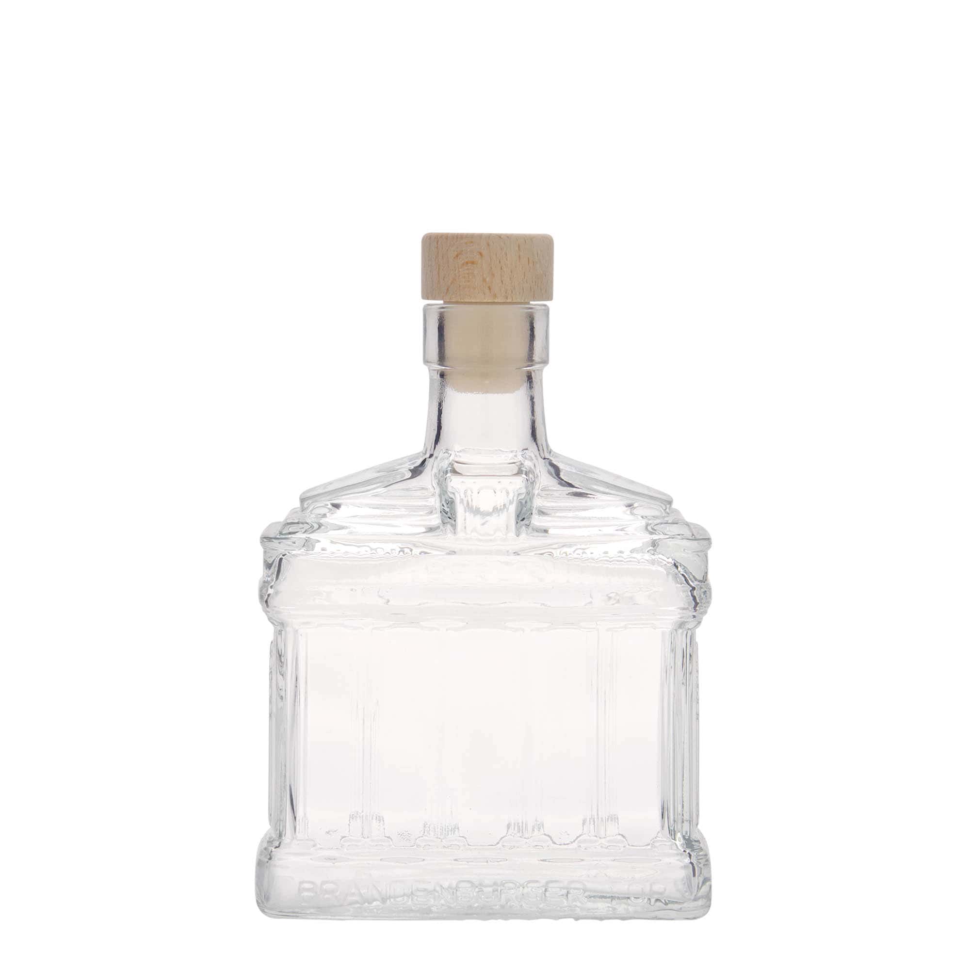 200 ml glassflaske "Brandenburger Tor", åpning: Kork