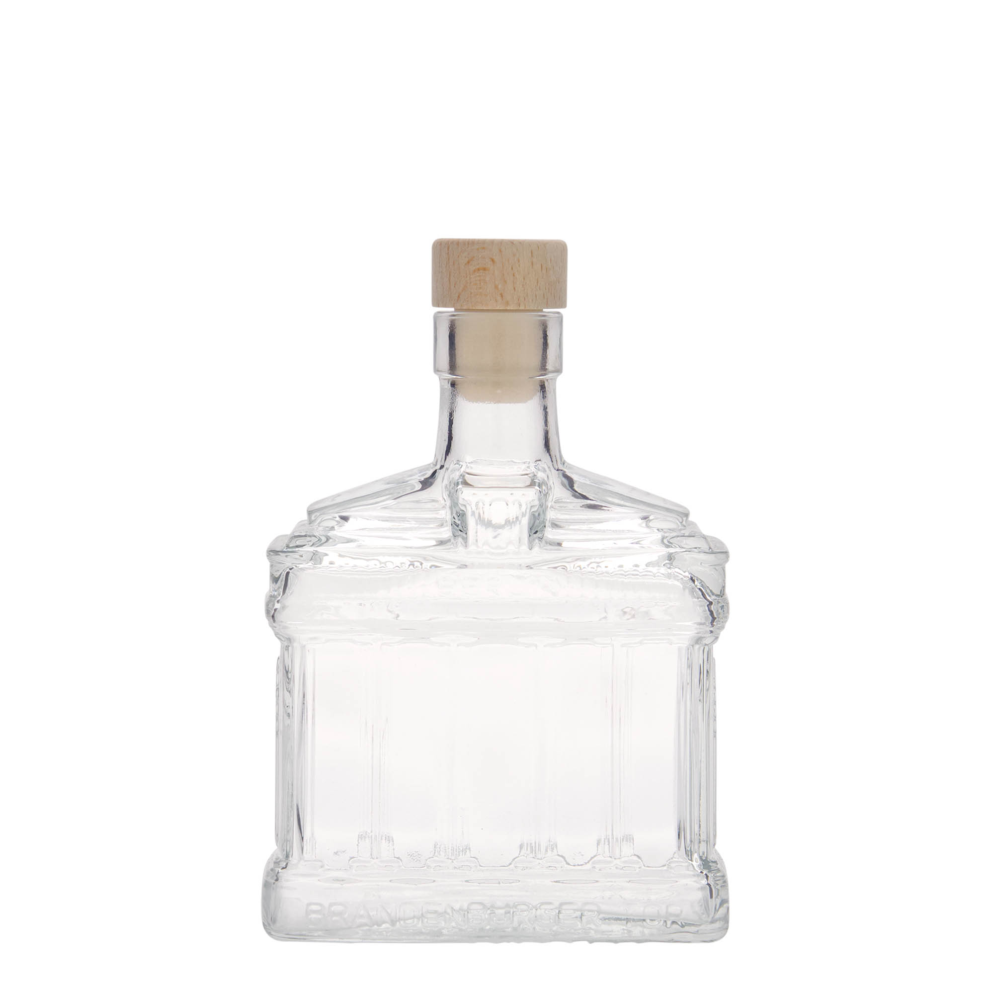 200 ml glassflaske 'Brandenburger Tor', åpning: kork