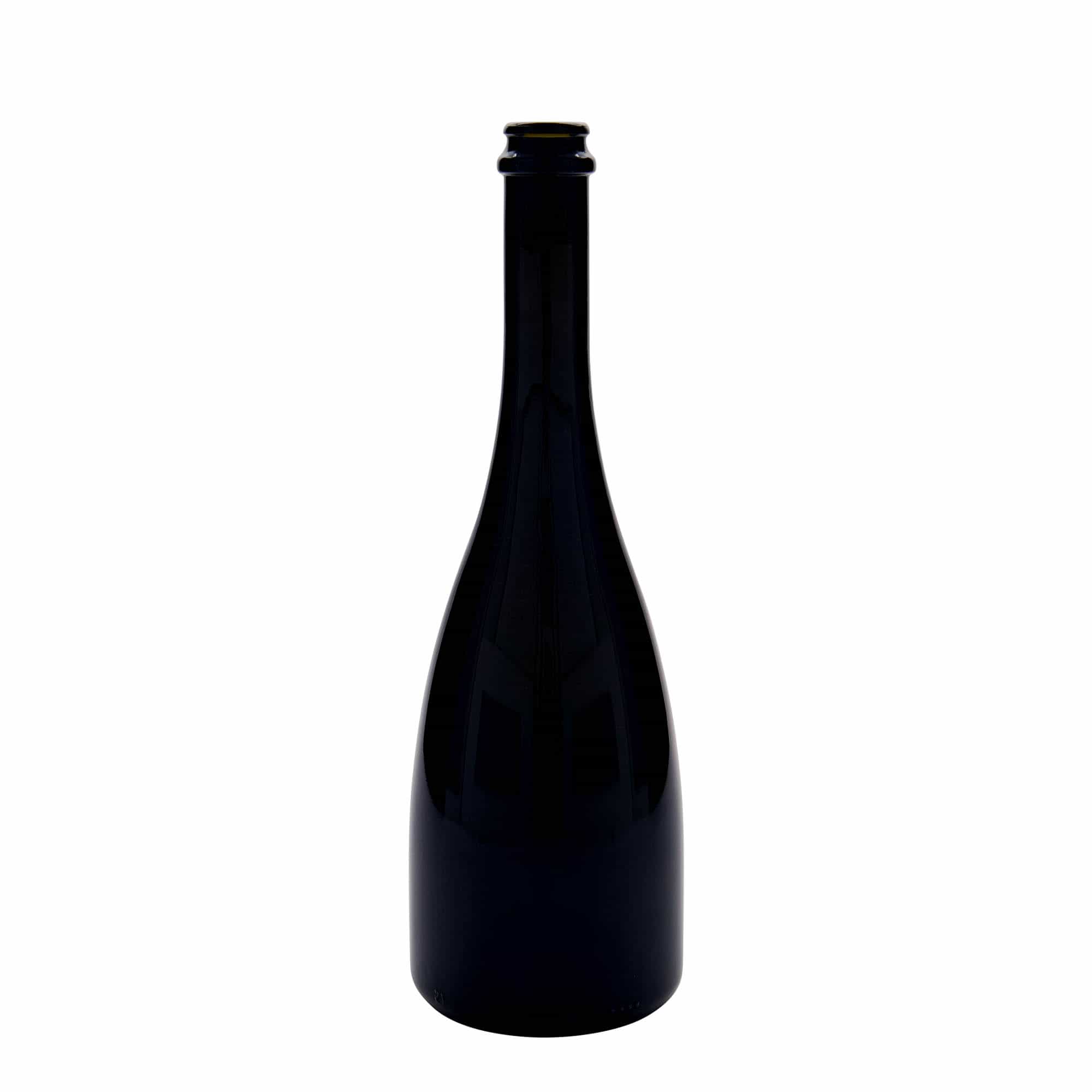 750 ml øl-/champagneflaske "Tosca", glass, antikkgrønn, åpning: Kronlokk 750 ml øl-/champagneflaske "Tosca", glass, antikkgrønn, åpning: Kronlokk