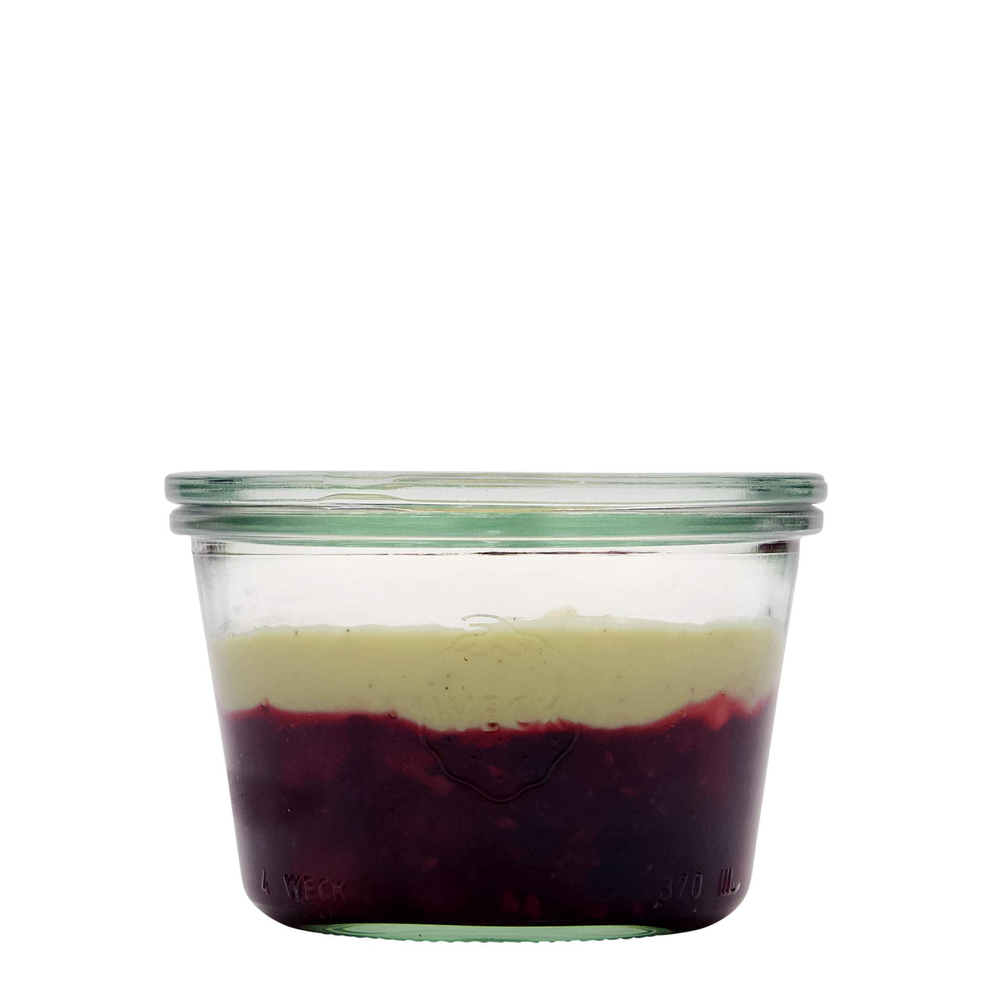 370 ml WECK-sturzglass, åpning: rund kant