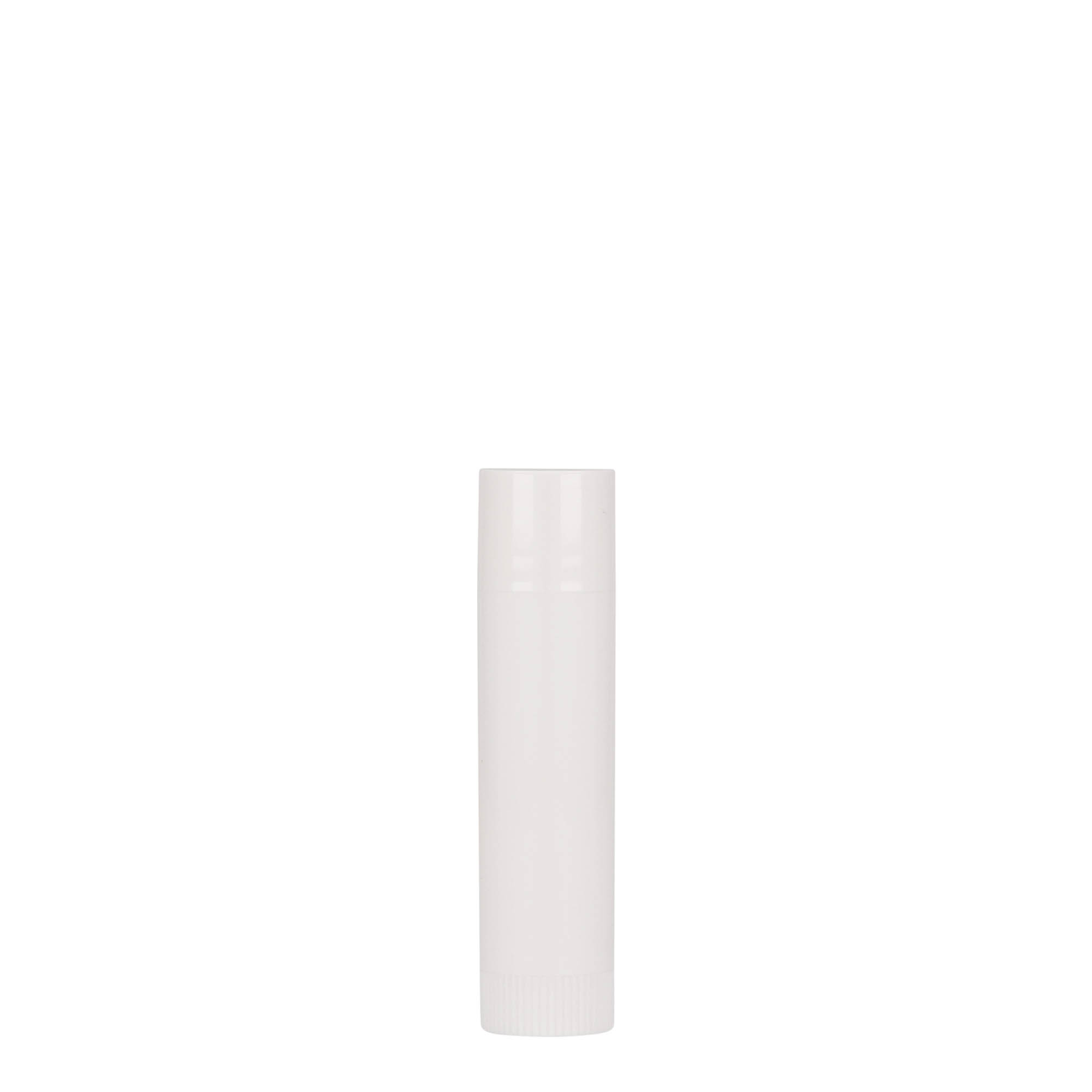 6 ml leppestifthylse, PP-plast, hvit