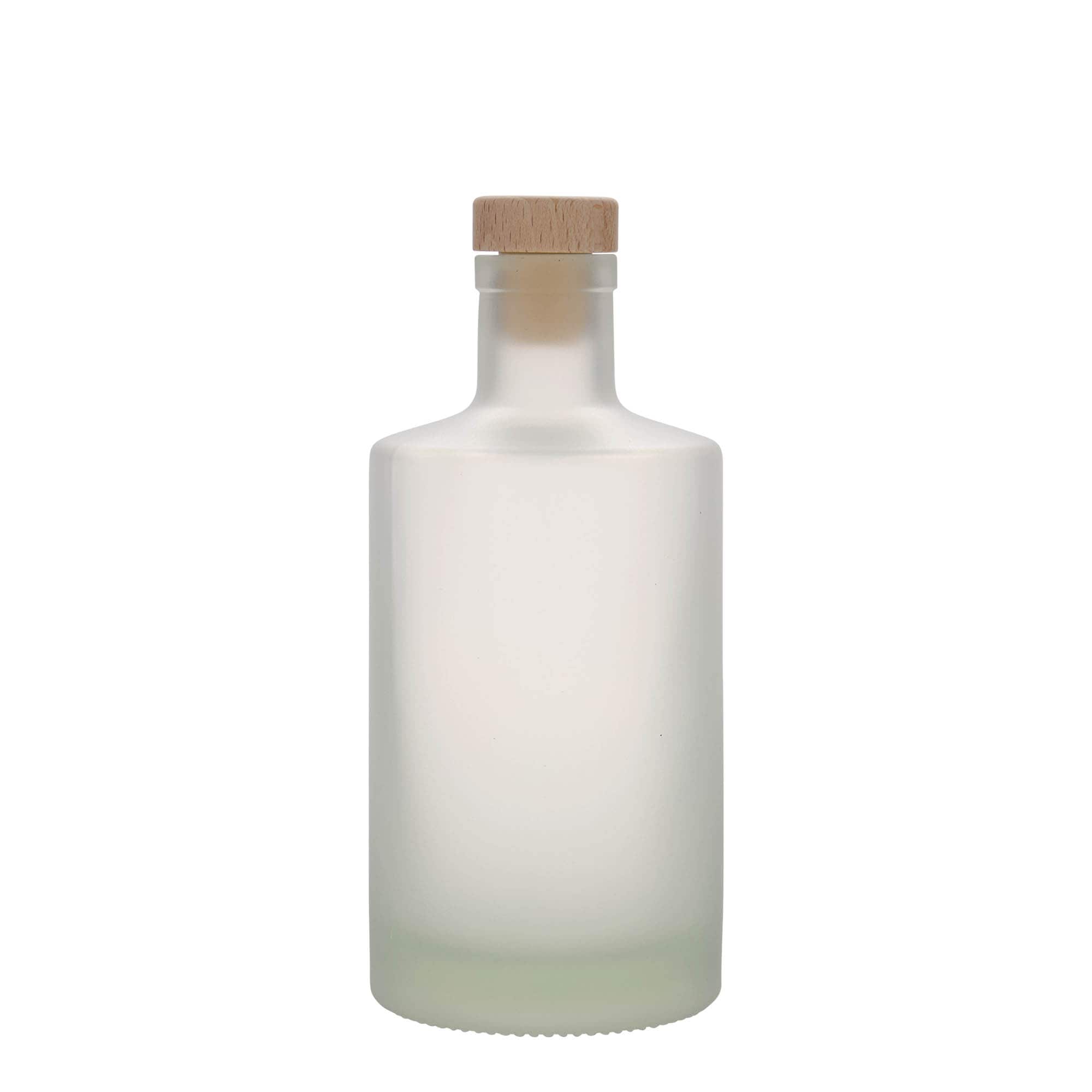 500 ml glassflaske 'Caroline', frostet, åpning: kork