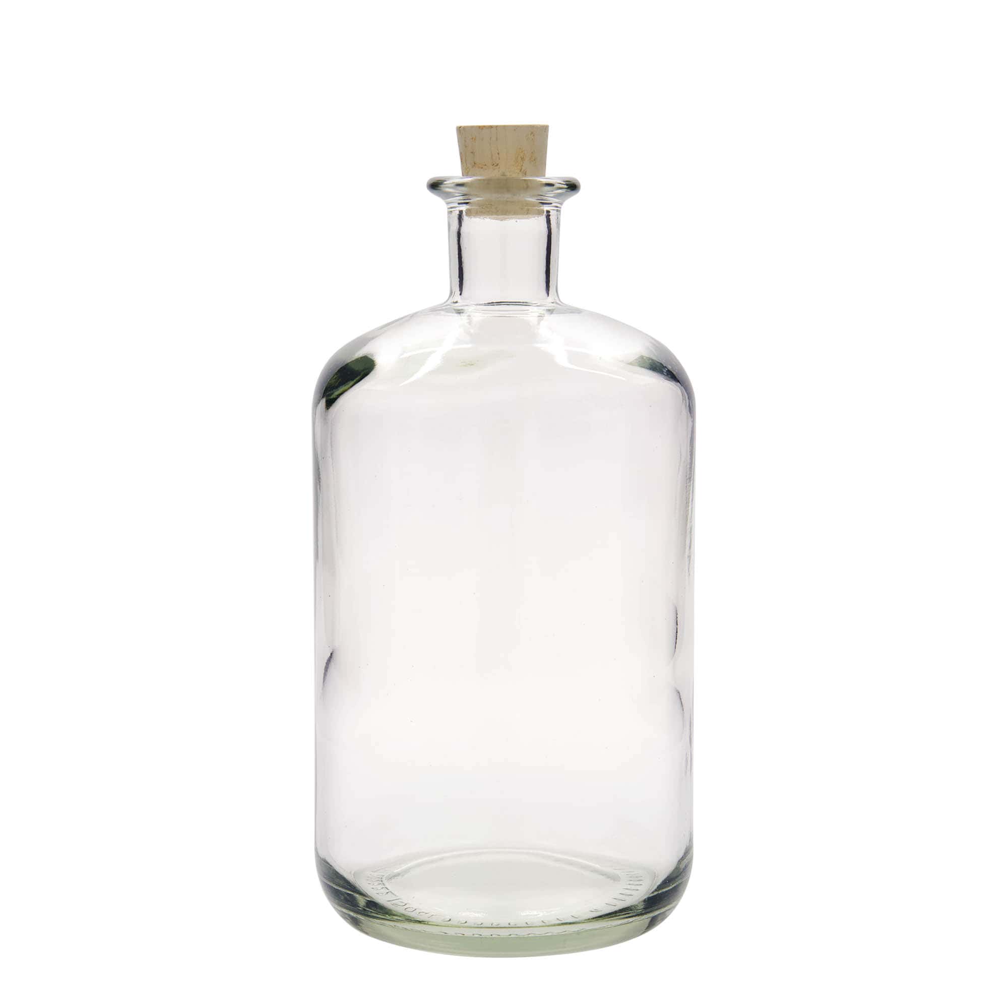 1500 ml apotekerglassflaske, åpning: Kork 1500 ml apotekerglassflaske, åpning: Kork