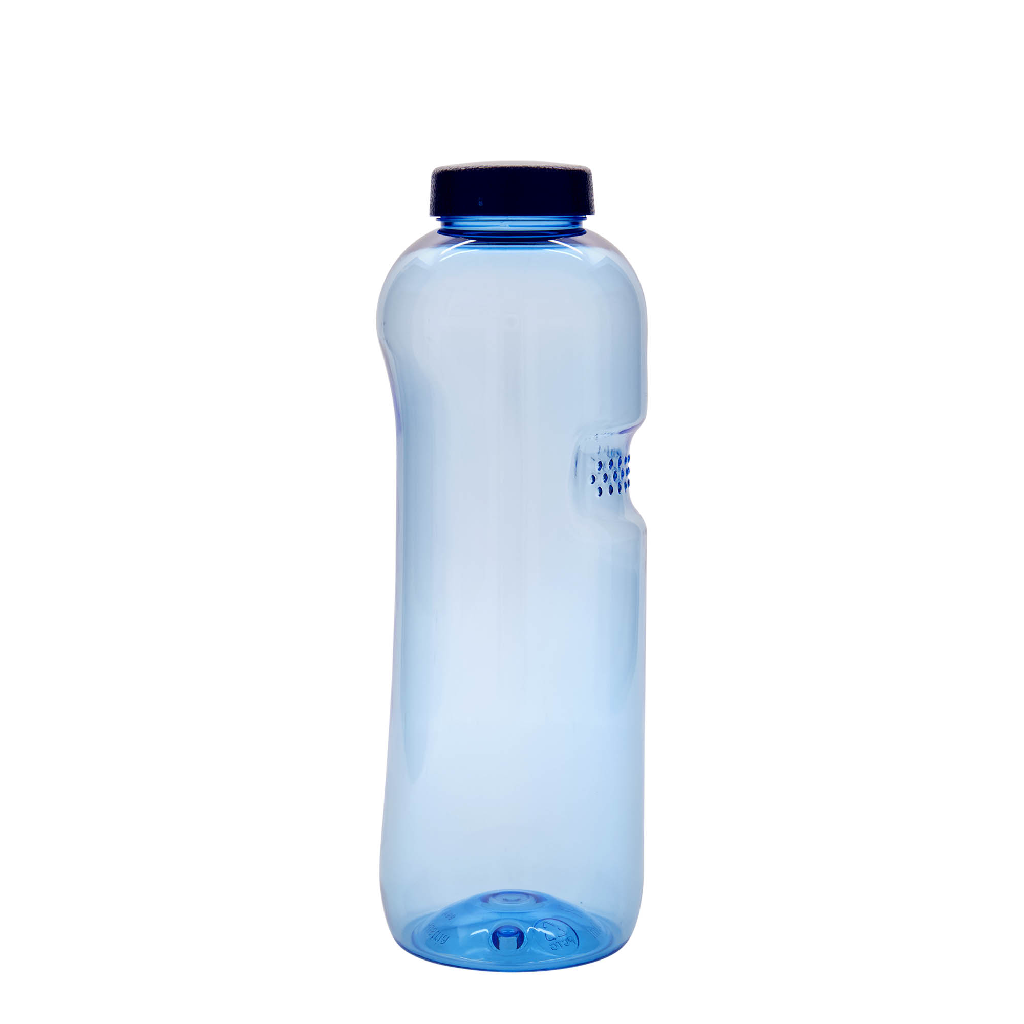 1.000 ml PET-drikkeflaske 'Kavodrink', plast, blå 1.000 ml PET-drikkeflaske 'Kavodrink', plast, blå