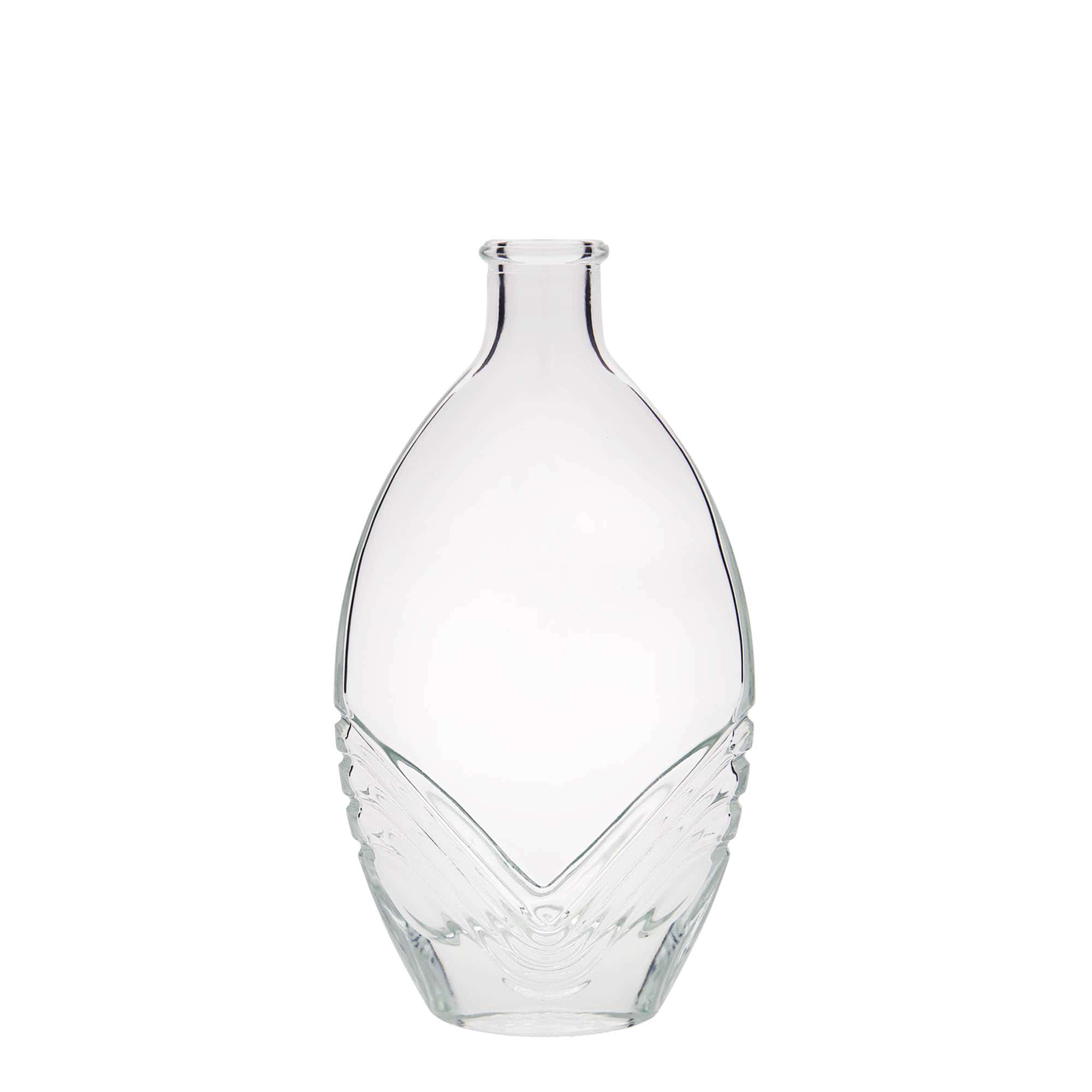 200 ml glassflaske "Florence", oval, åpning: Kork 200 ml glassflaske "Florence", oval, åpning: Kork