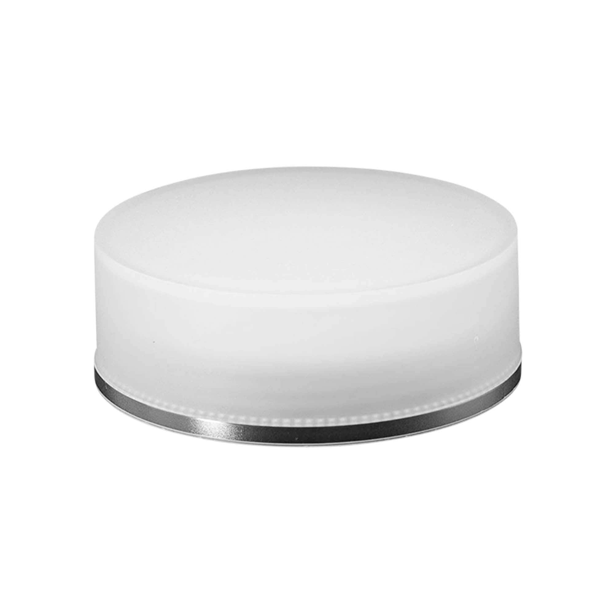 skrulokk "Clear/Platin Edition", PP-plast, hvit, for åpning: 53/2P