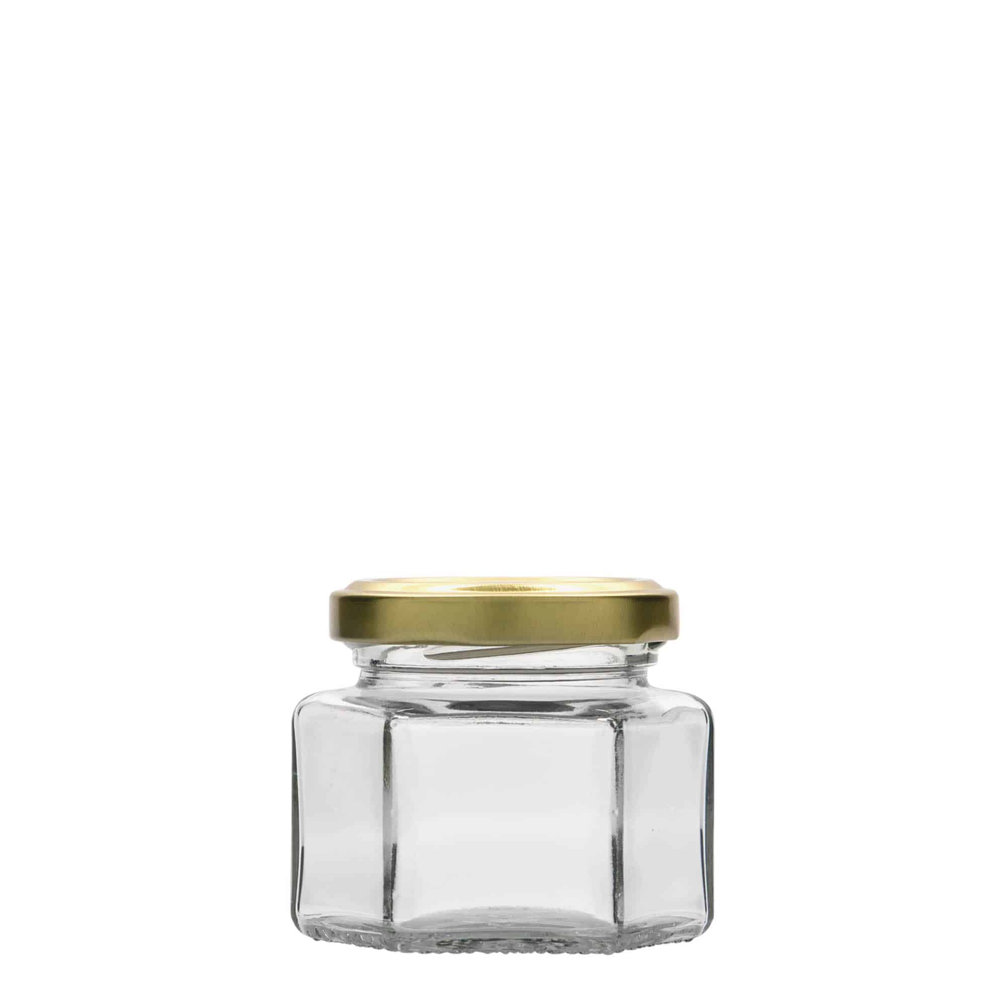 106 ml sekskantglass, åpning: Twist-Off (TO 53)