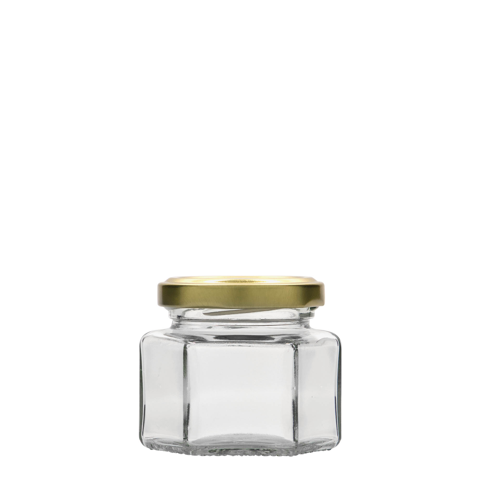 106 ml sekskantglass, åpning: Twist-Off (TO 53)