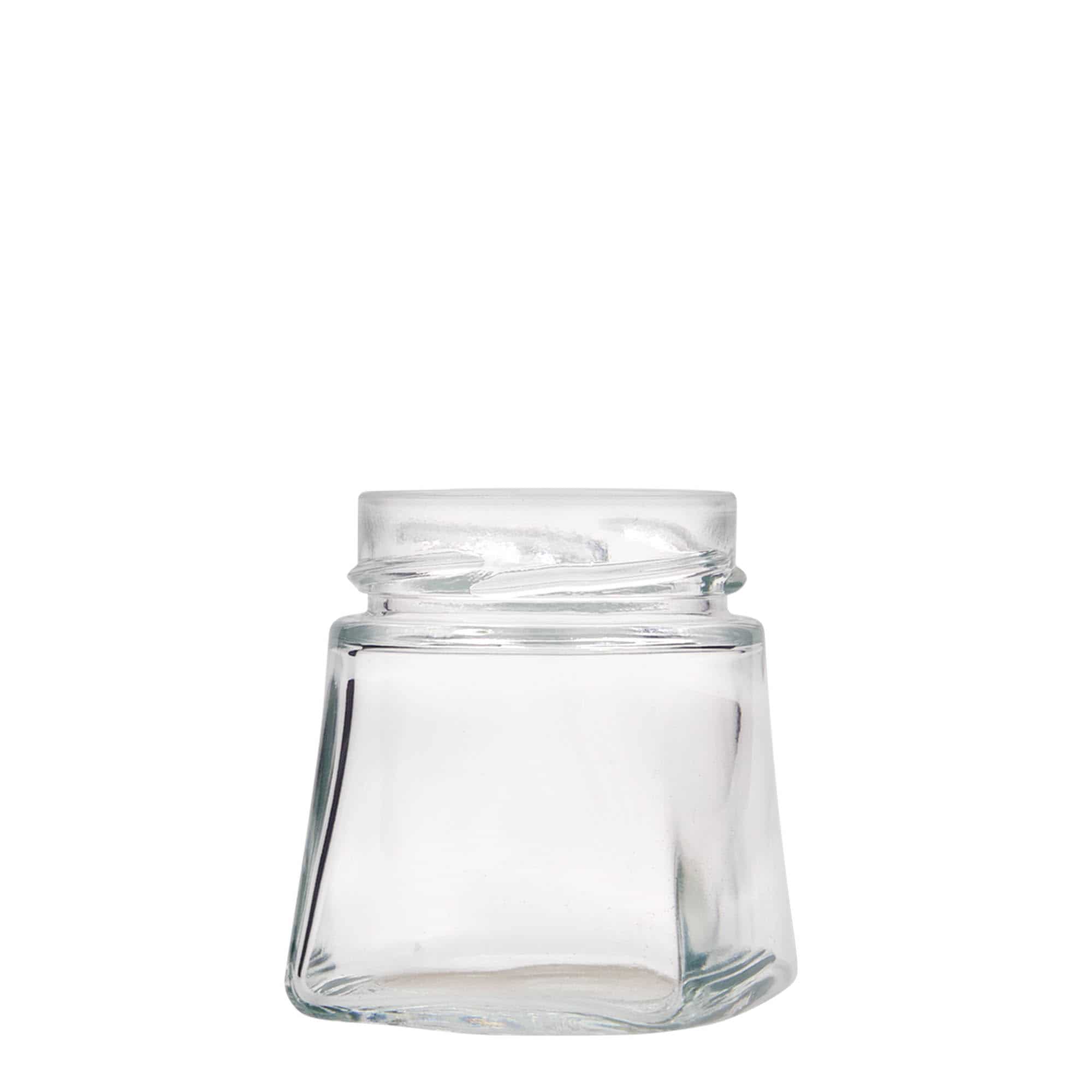212 ml firkantglass "Luxor", åpning: Deep-Twist-Off (DTO 63)