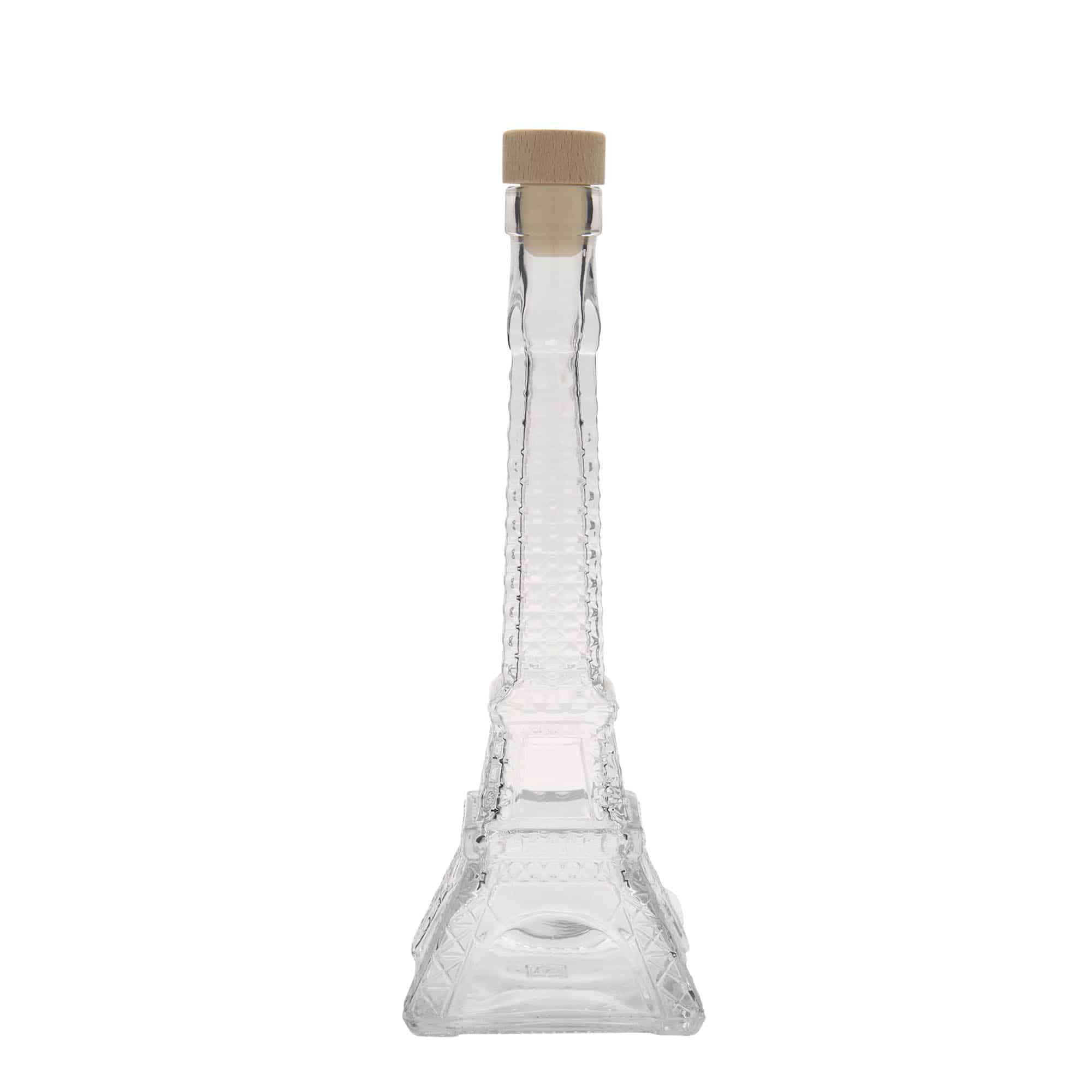 200 ml glassflaske "Eiffeltårnet", åpning: Kork