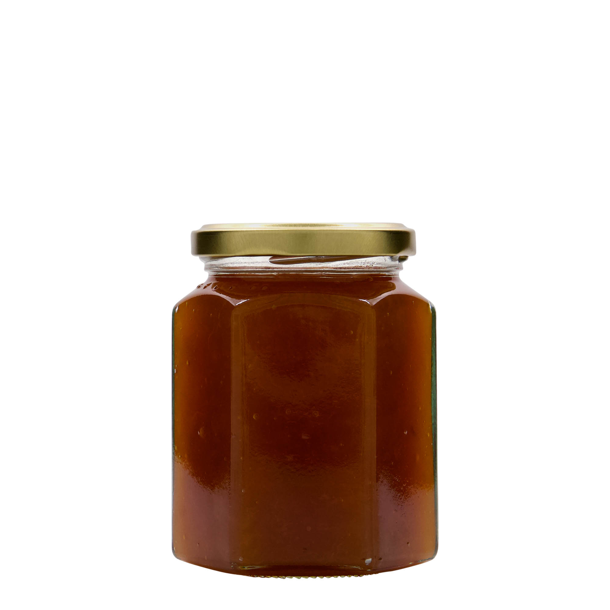 288 ml sekskantglass, åpning: Twist-Off (TO 63)