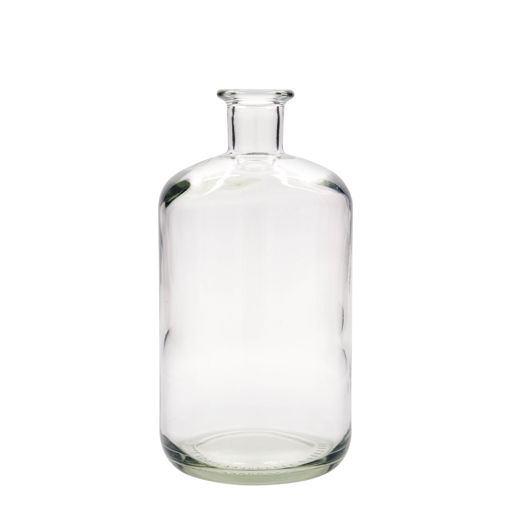 1.500 ml glassflaske apotek, åpning: kork