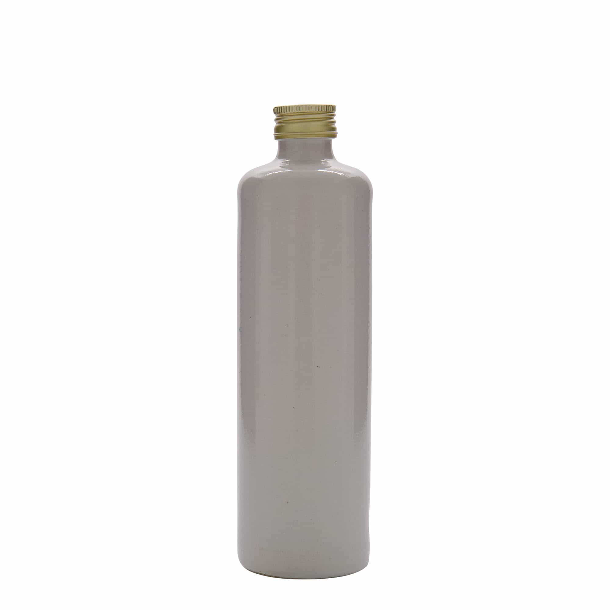 500 ml leirkrus, steintøy, hvit, åpning: PP 31,5