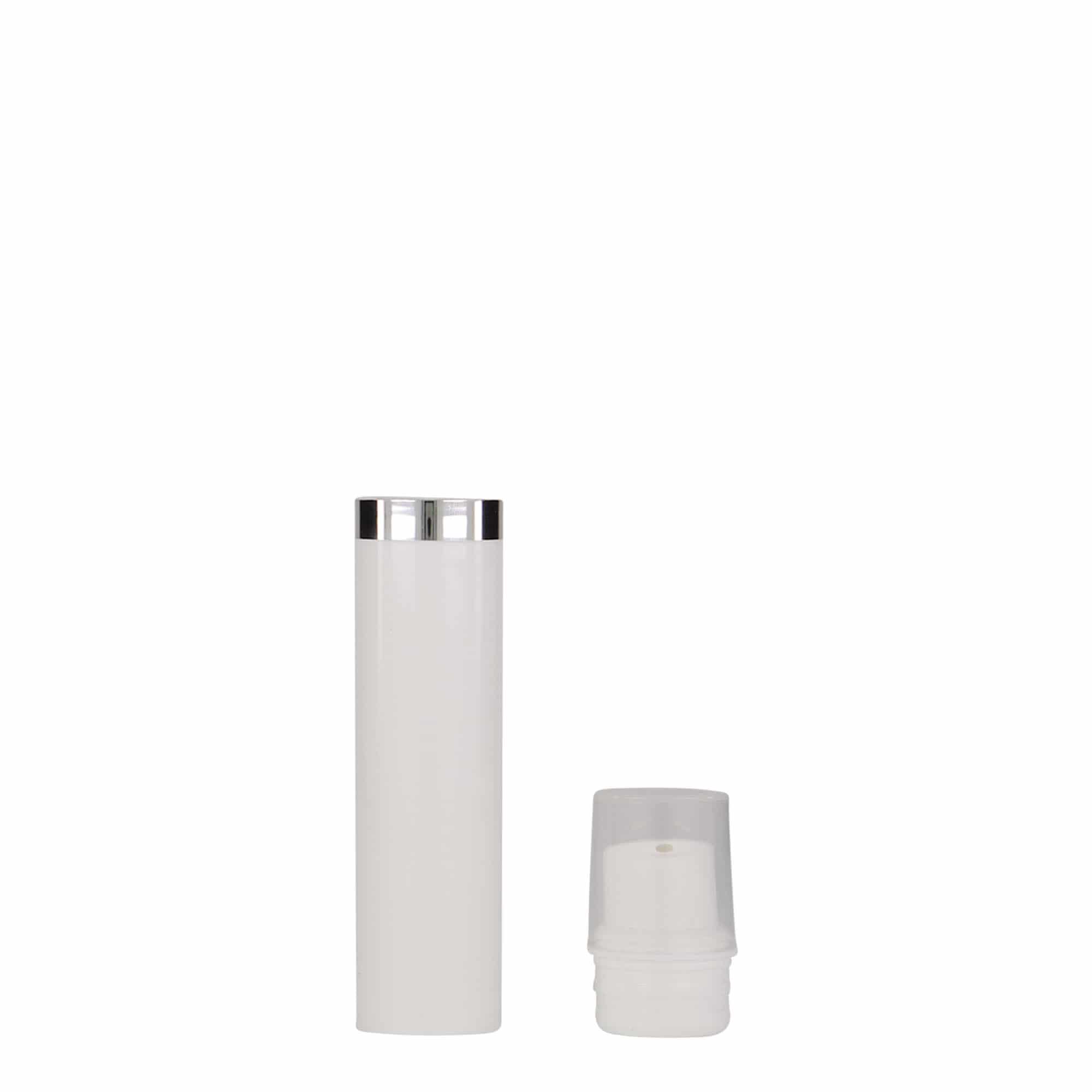 15 ml luftløs dispenser 'Nano', PP-plast, hvit