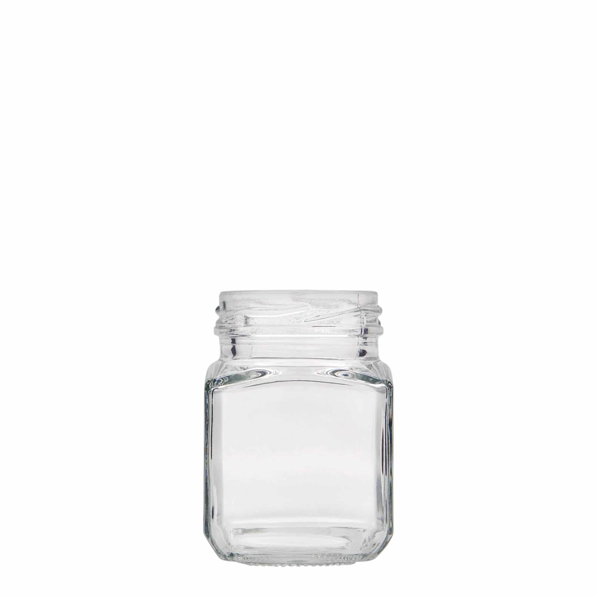 106 ml firkantet glass, åpning: Twist-Off (TO 48)