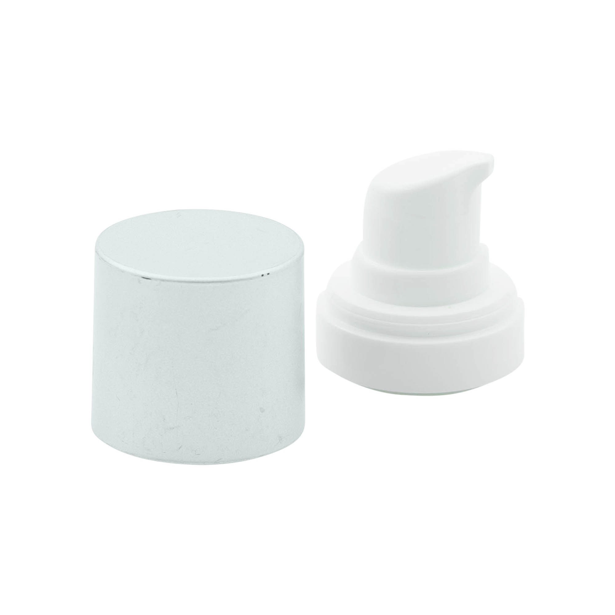 Airless dispenser pumpehode 'Micro', PP-plast, sølv Airless dispenser pumpehode 'Micro', PP-plast, sølv