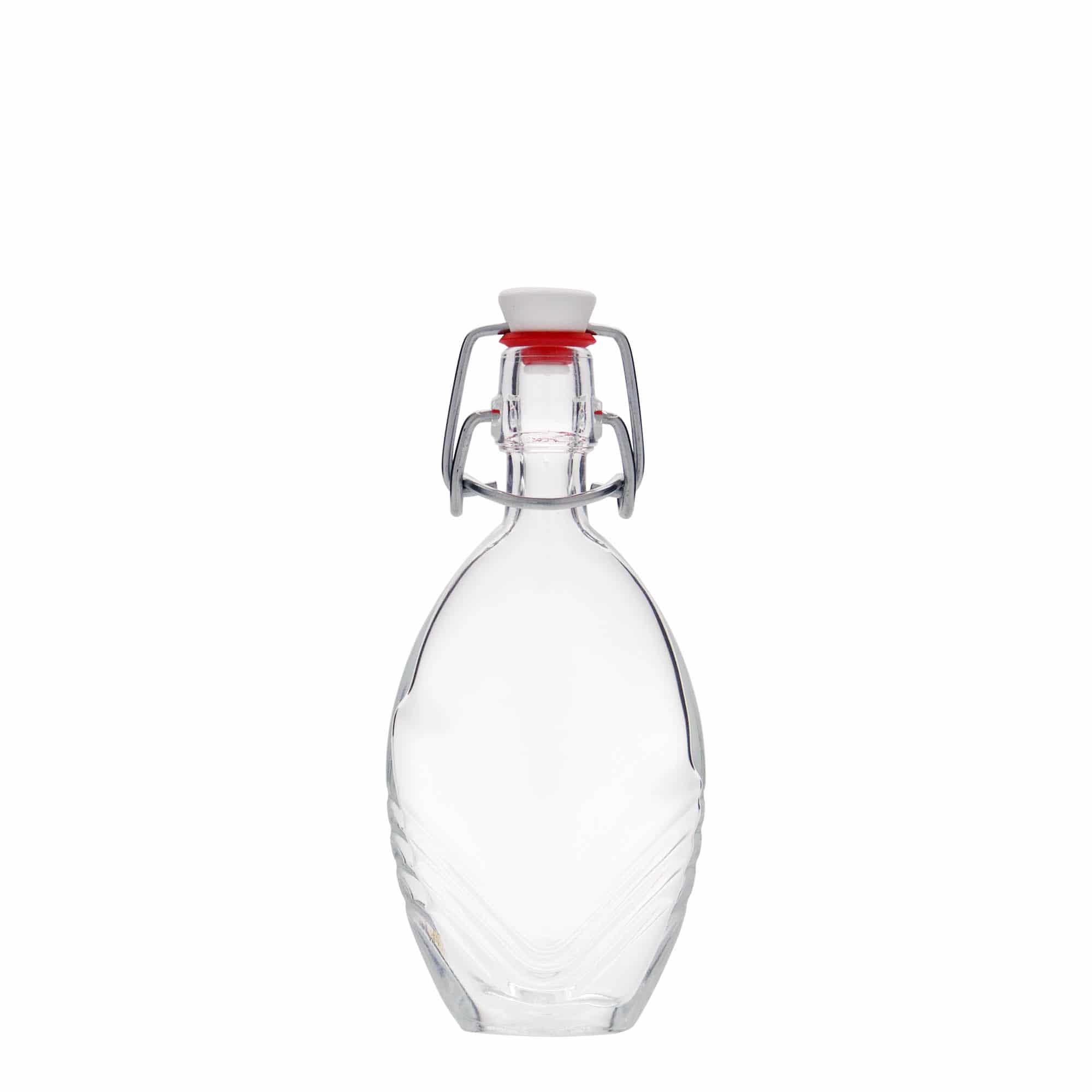40 ml glassflaske "Florence", oval, åpning: Bøylelokk