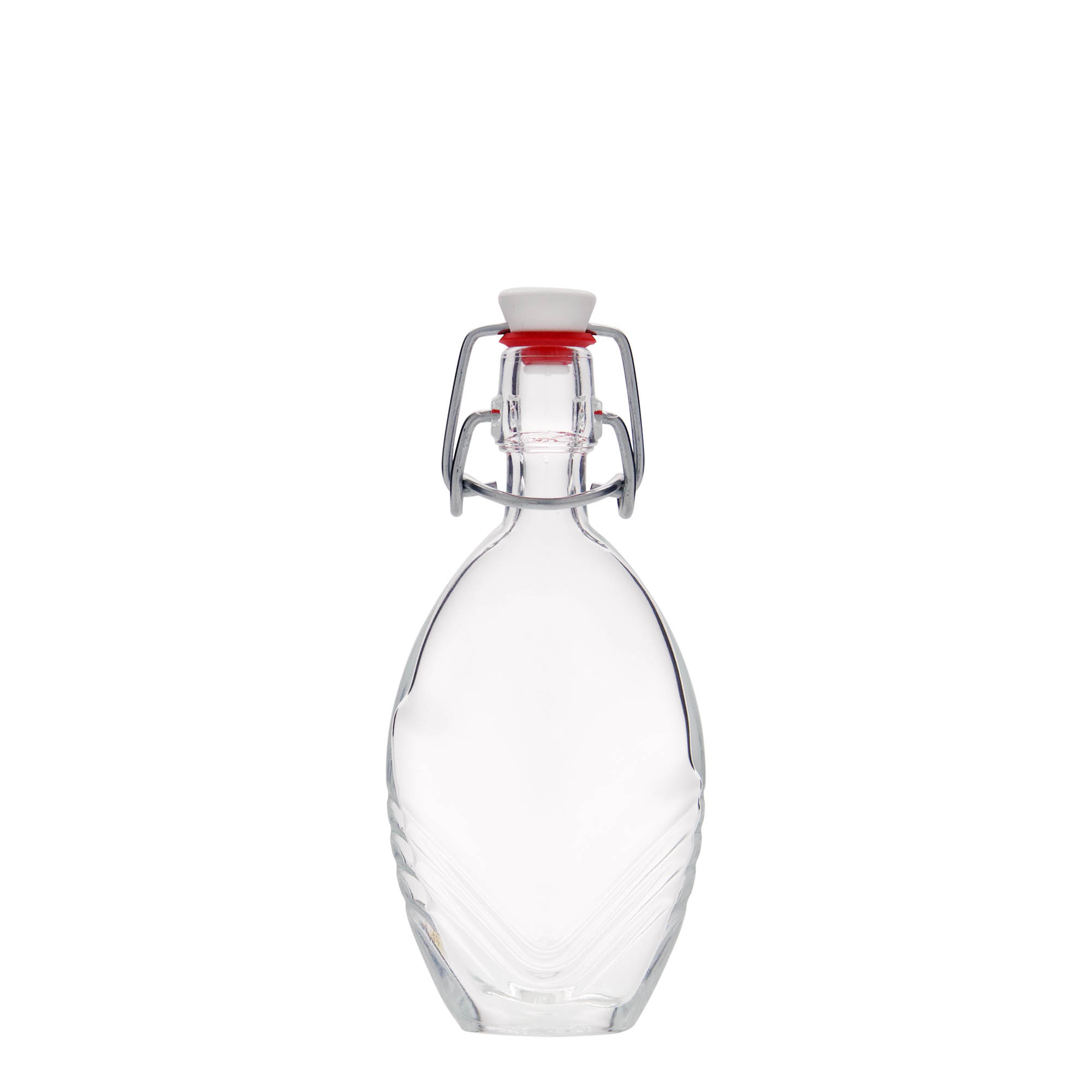40 ml glassflaske 'Florence', oval, åpning: hengslet lukking