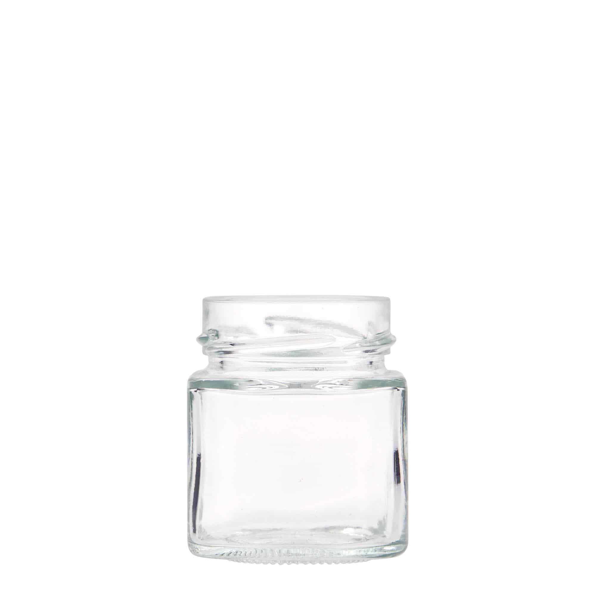 156 ml firkantglass "Funny", åpning: Deep-Twist-Off (DTO 58)