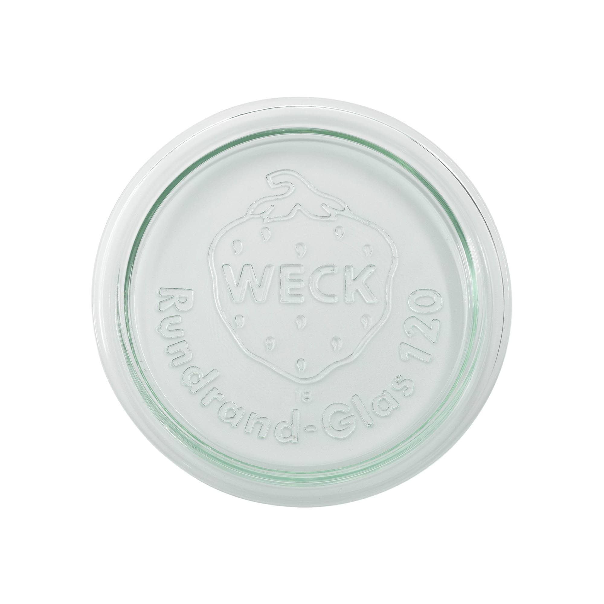 WECK-glasslokk Rundkant, for åpning: RR120 WECK-glasslokk Rundkant, for åpning: RR120