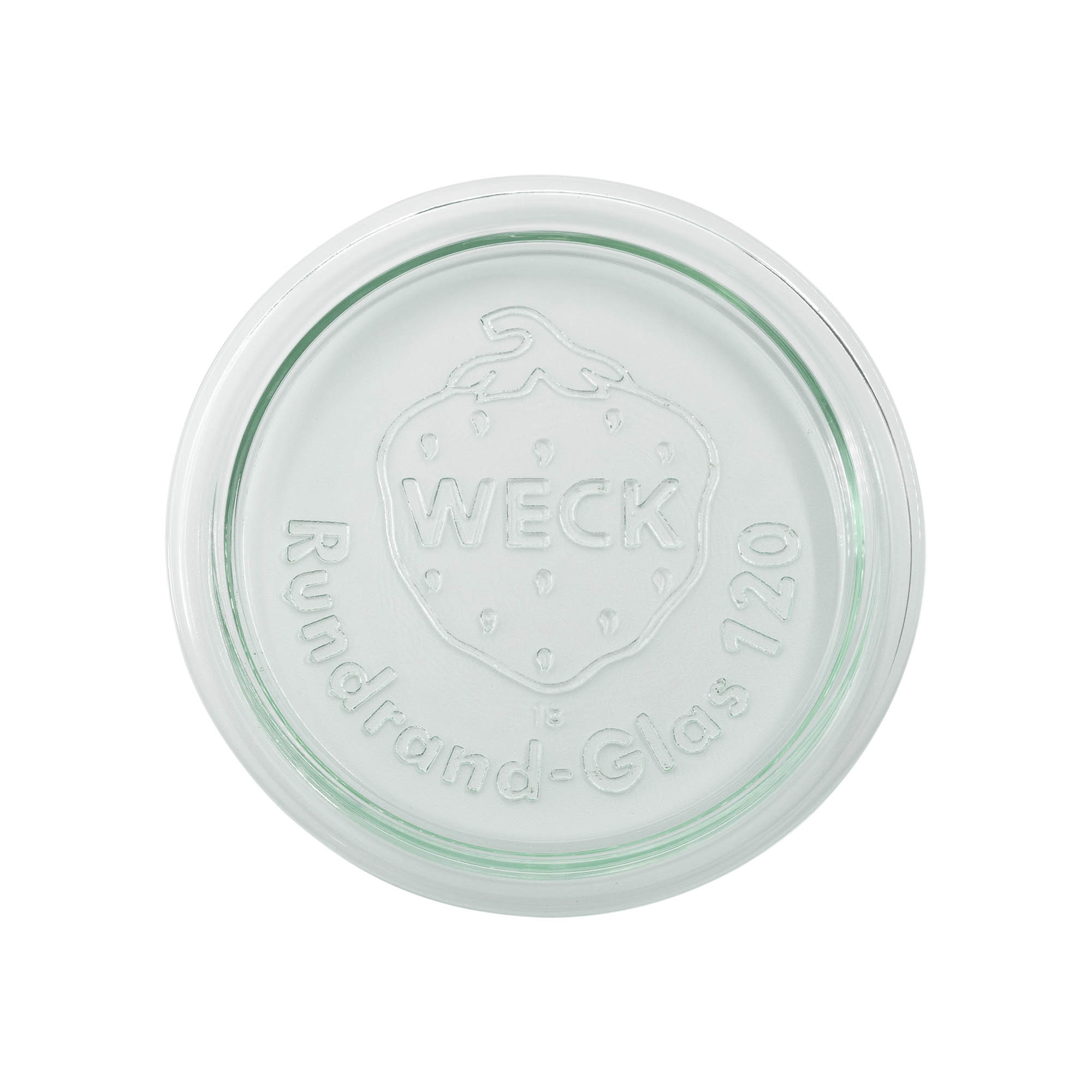 WECK-glasslokk Rundkant, for åpning: RR120 WECK-glasslokk Rundkant, for åpning: RR120