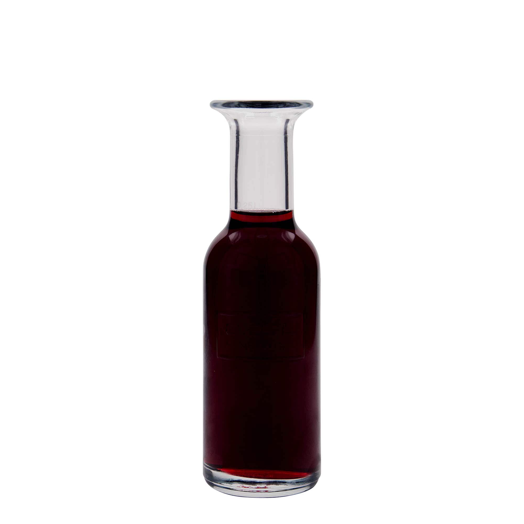 250 ml glassflaske "Optima Fine Wine", åpning: Kork
