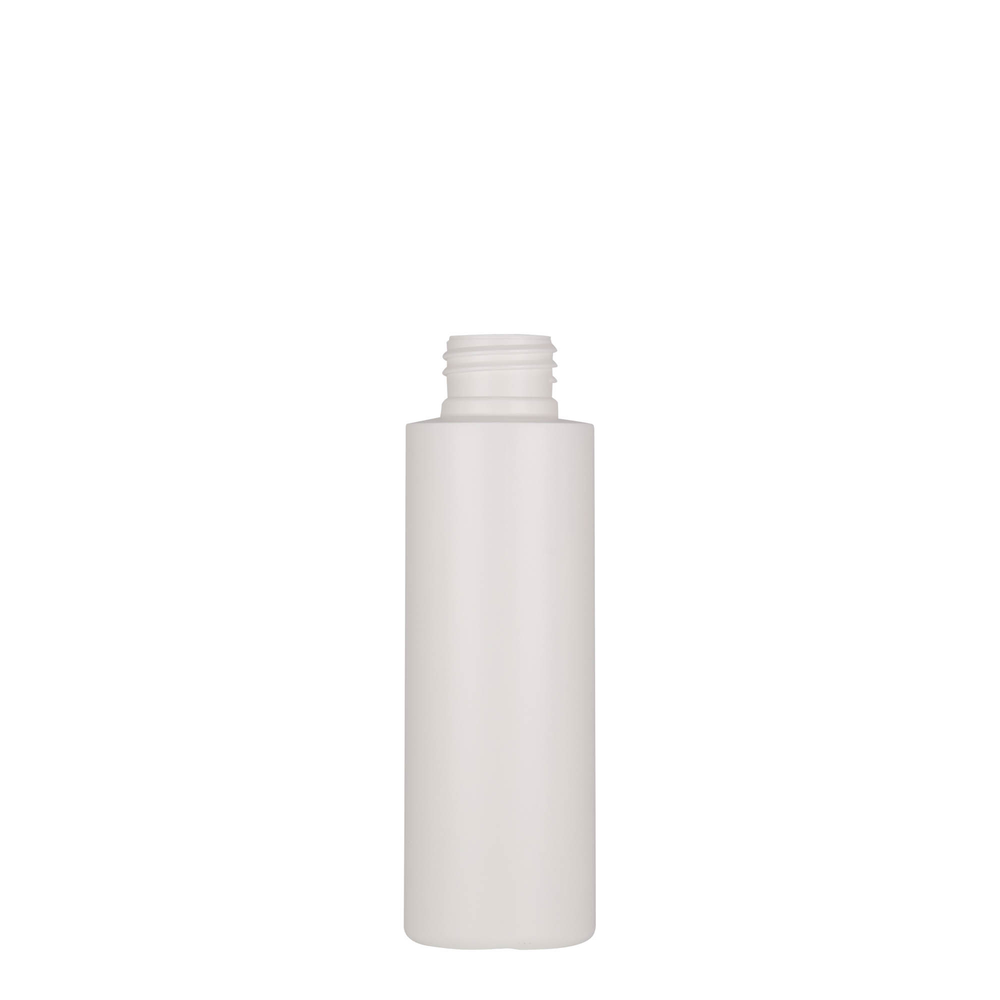 100 ml plastflaske 'Pipe', grønn HDPE, hvit, åpning: 24/410