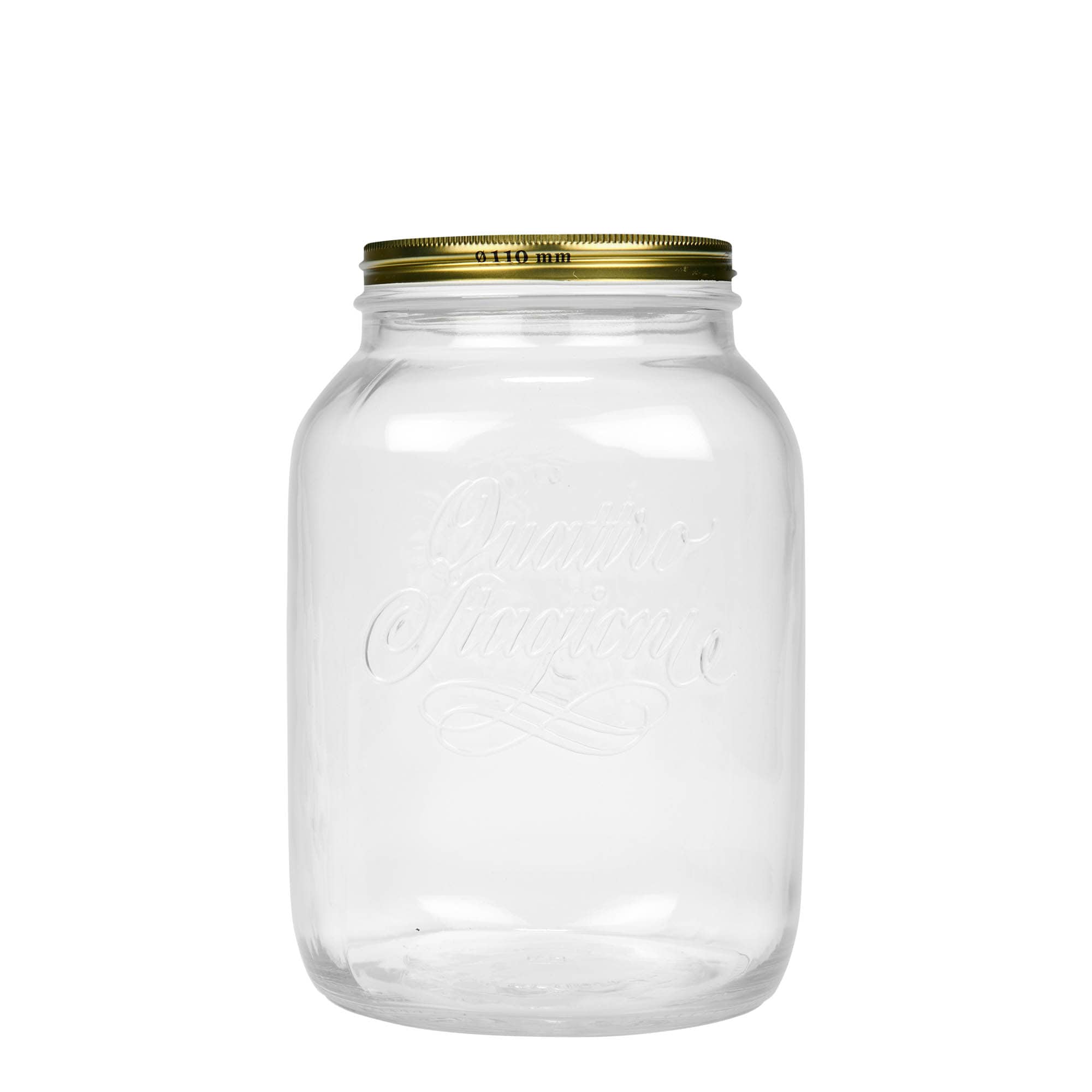 3.000 ml glass 'Quattro Stagioni', åpning: skrukork