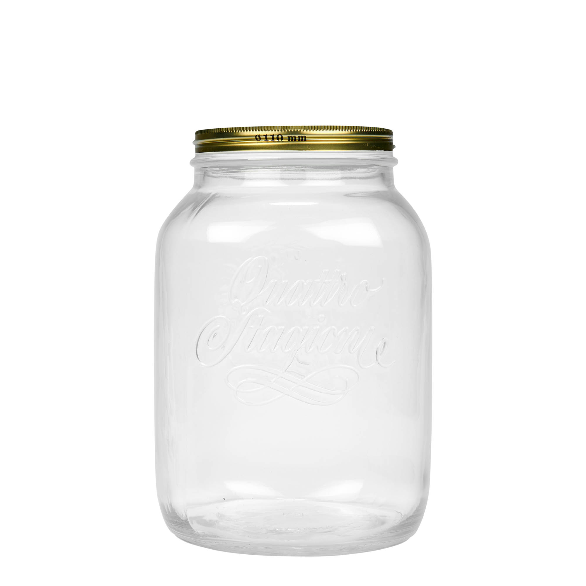 3.000 ml glass 'Quattro Stagioni', åpning: skrukork