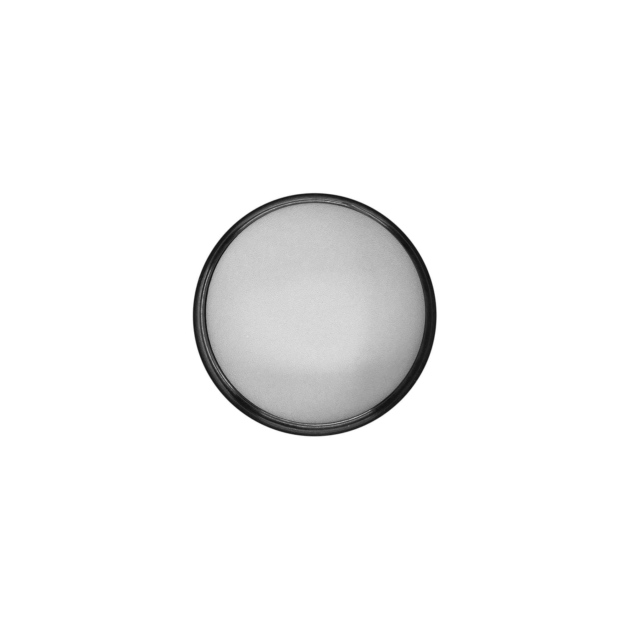 Skrukork for 120 ml 'Brown Line', HPM-plast, svart